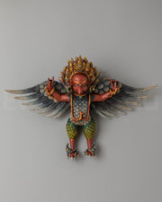 Garuda Wall Hanging with Gemstone