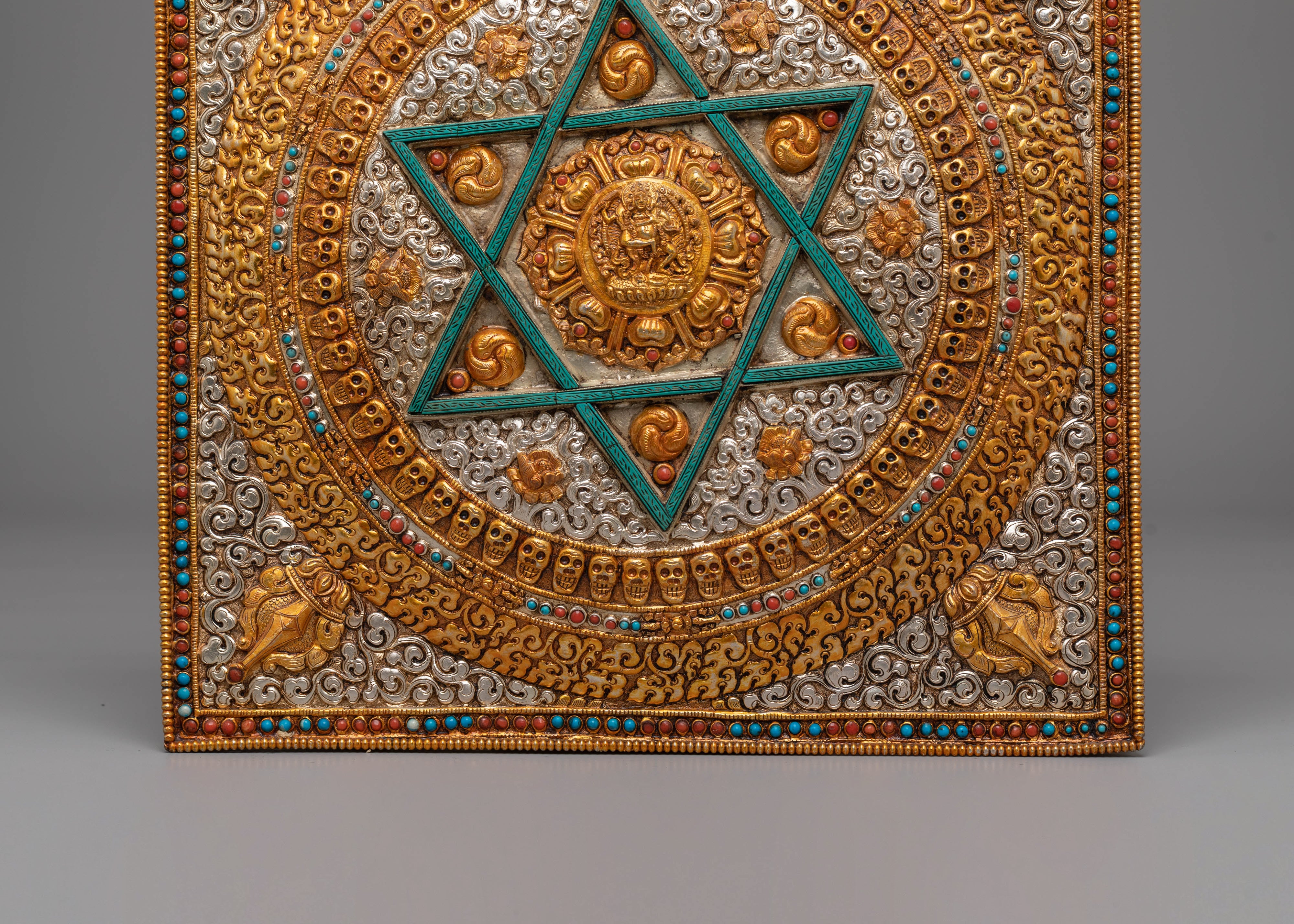Handcrafted Wall Hanging Buddhist Mandala | Sacred Artwork for Spiritual Spaces