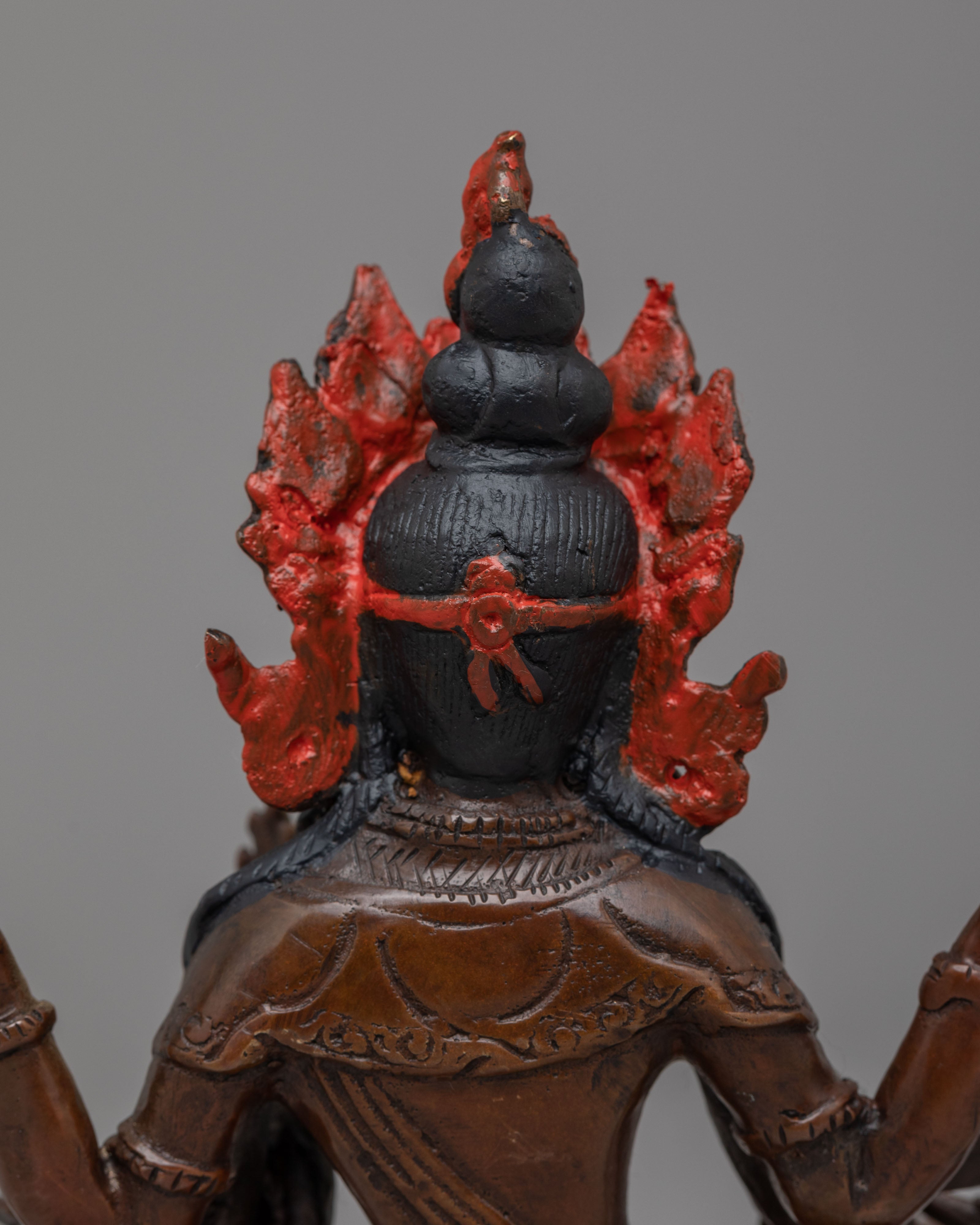 Divine Laxmi Mata Statue | Copper Altar Figurine