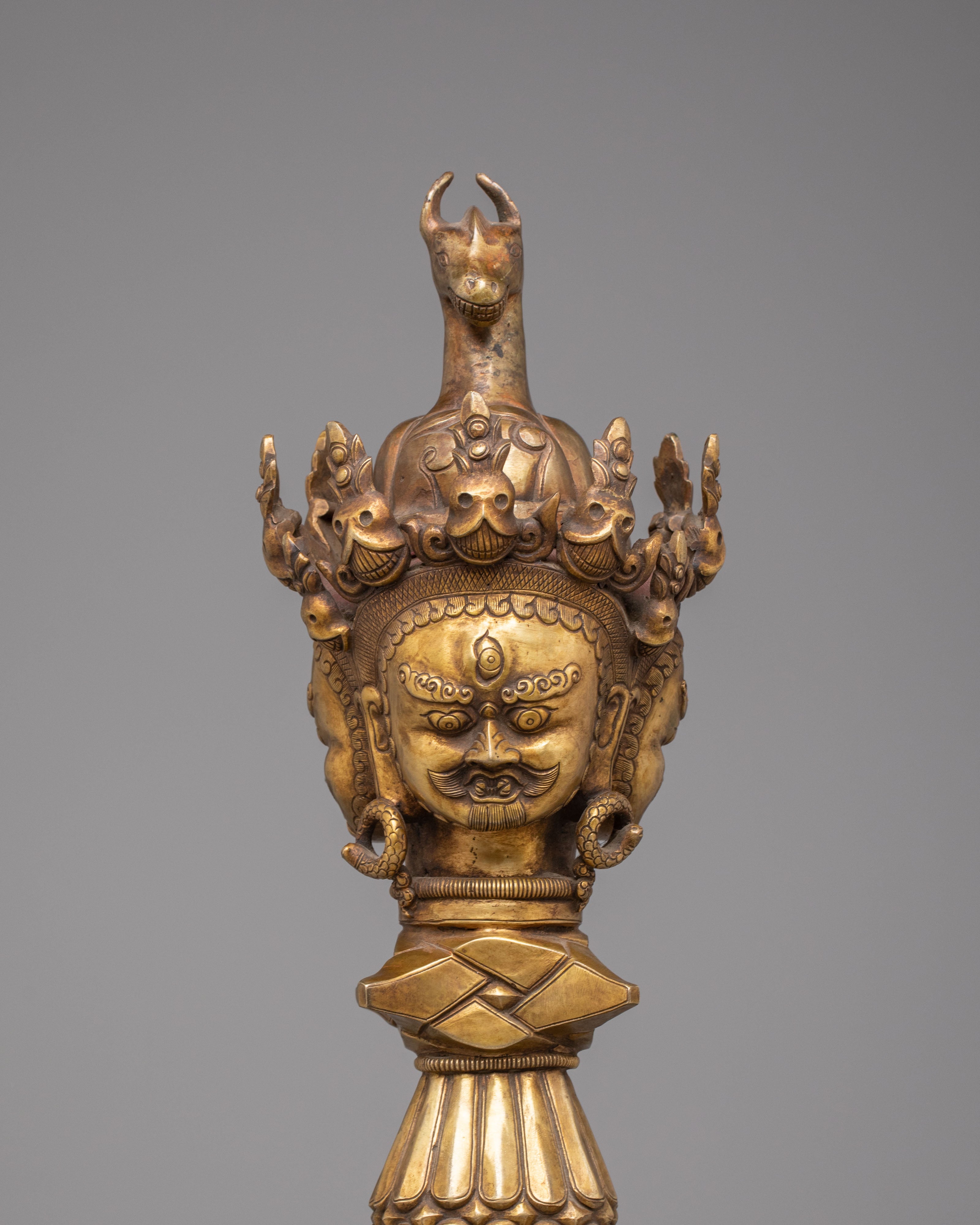 Handmade Hayagriva Phurba | Tantric Dagger for Spiritual Rituals