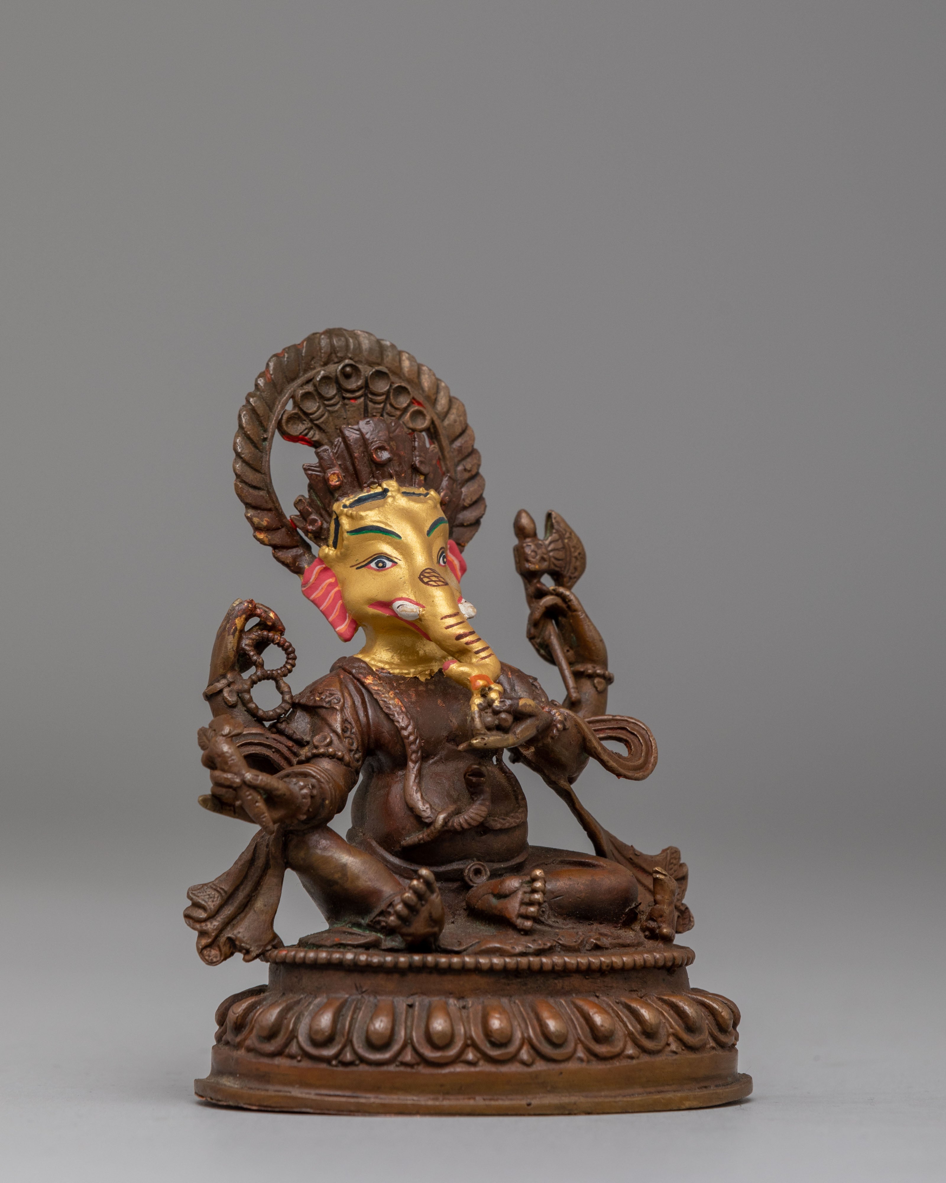 Machine Made Ganesh Altar Figure | A Symbol of Divine Grace and Prosperity