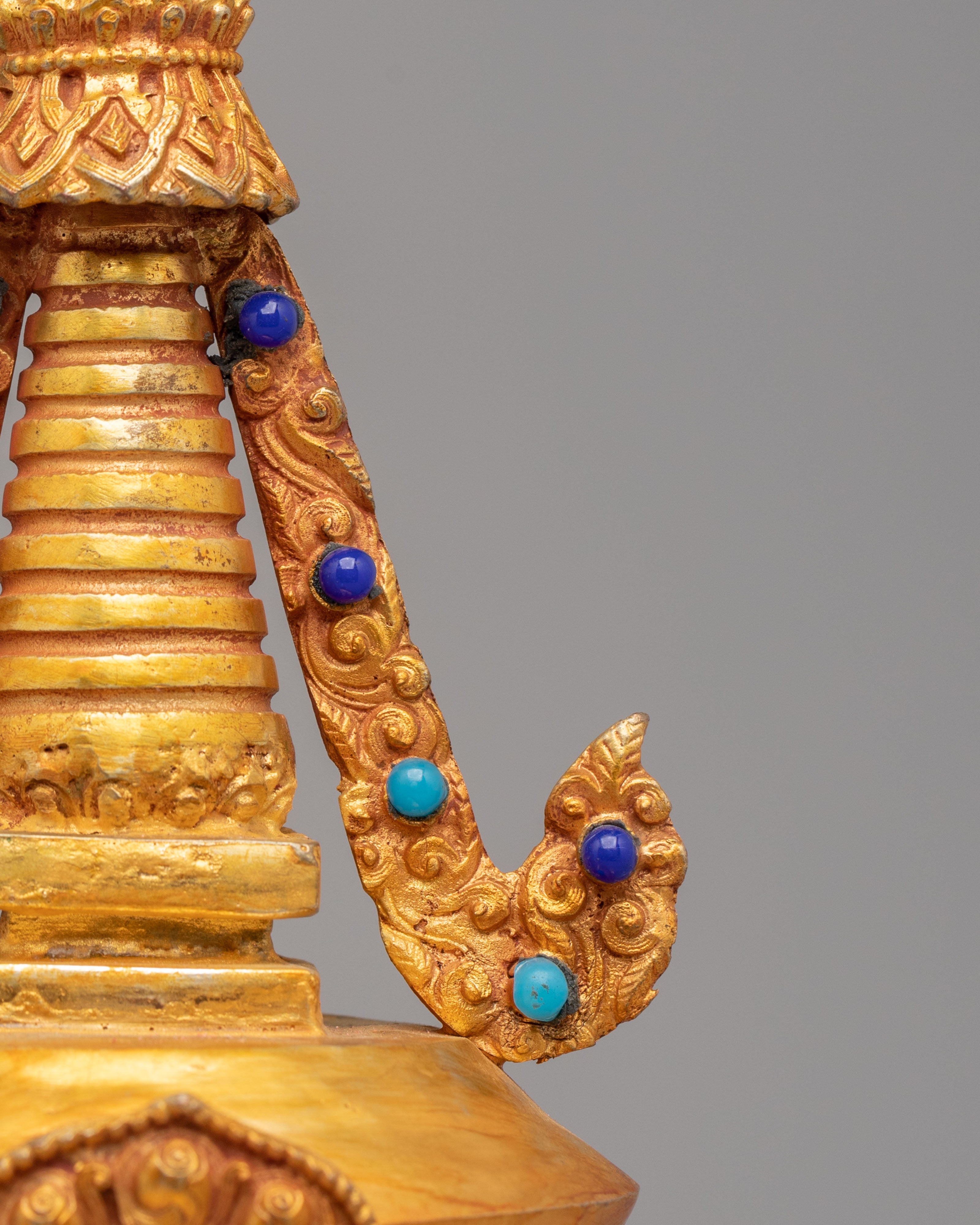 Handcrafted Buddhist Enlightenment Chorten | Symbol of Spiritual Awakening