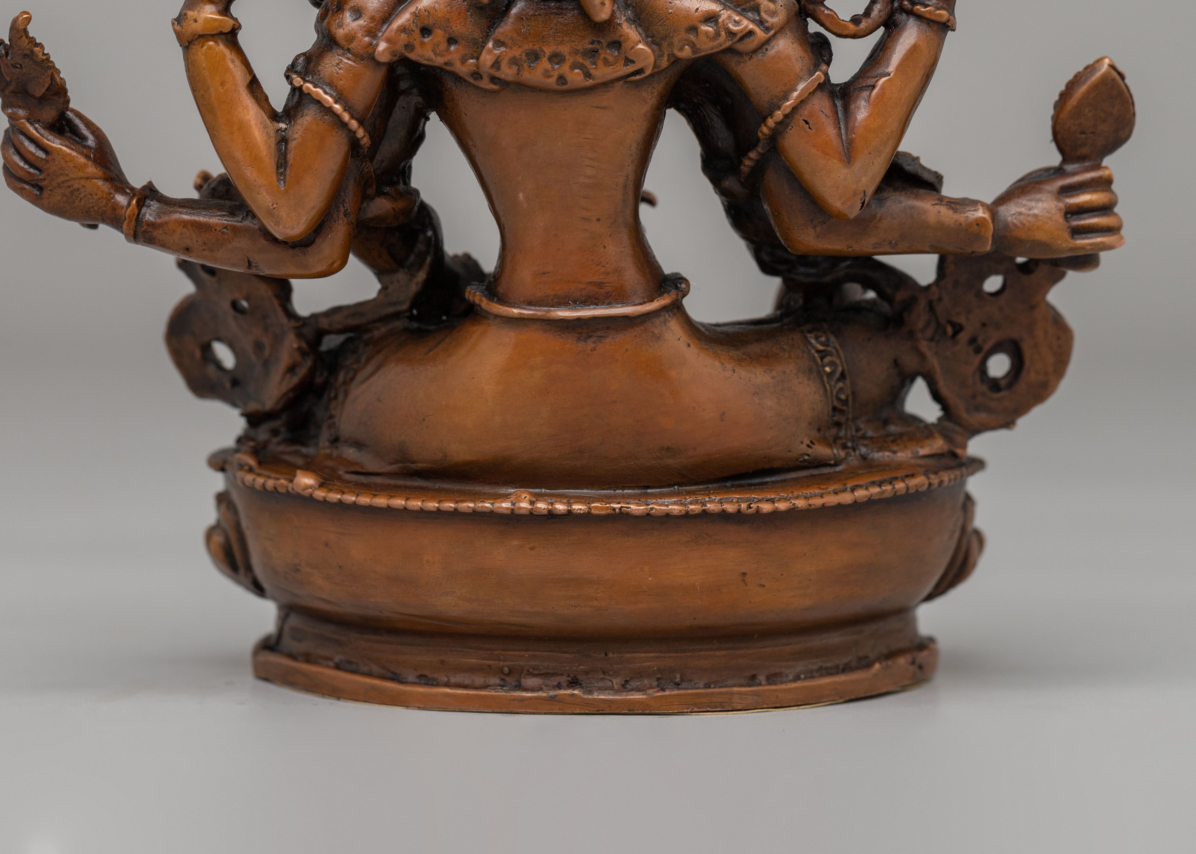 Vasudhara Statue for Wealth | Handcrafted Tibetan Wealth Deity Figurine
