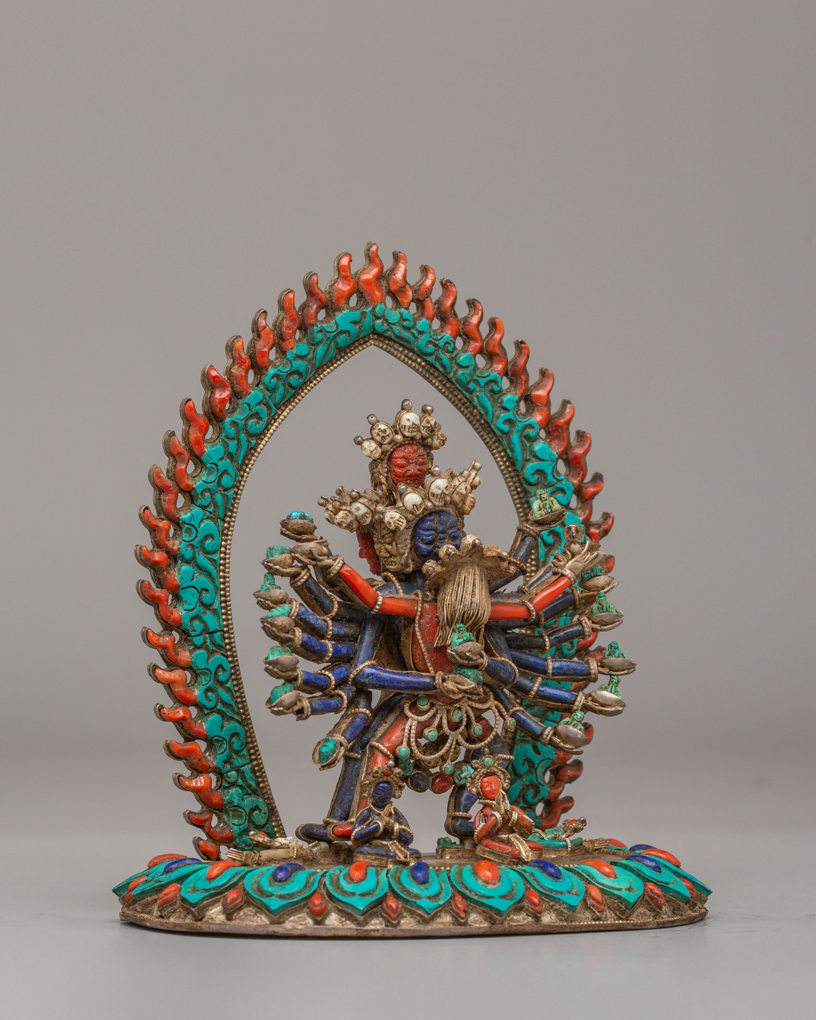 Buddhist Tantric Hevajra Statue | Symbol of Enlightened Union and Wisdom
