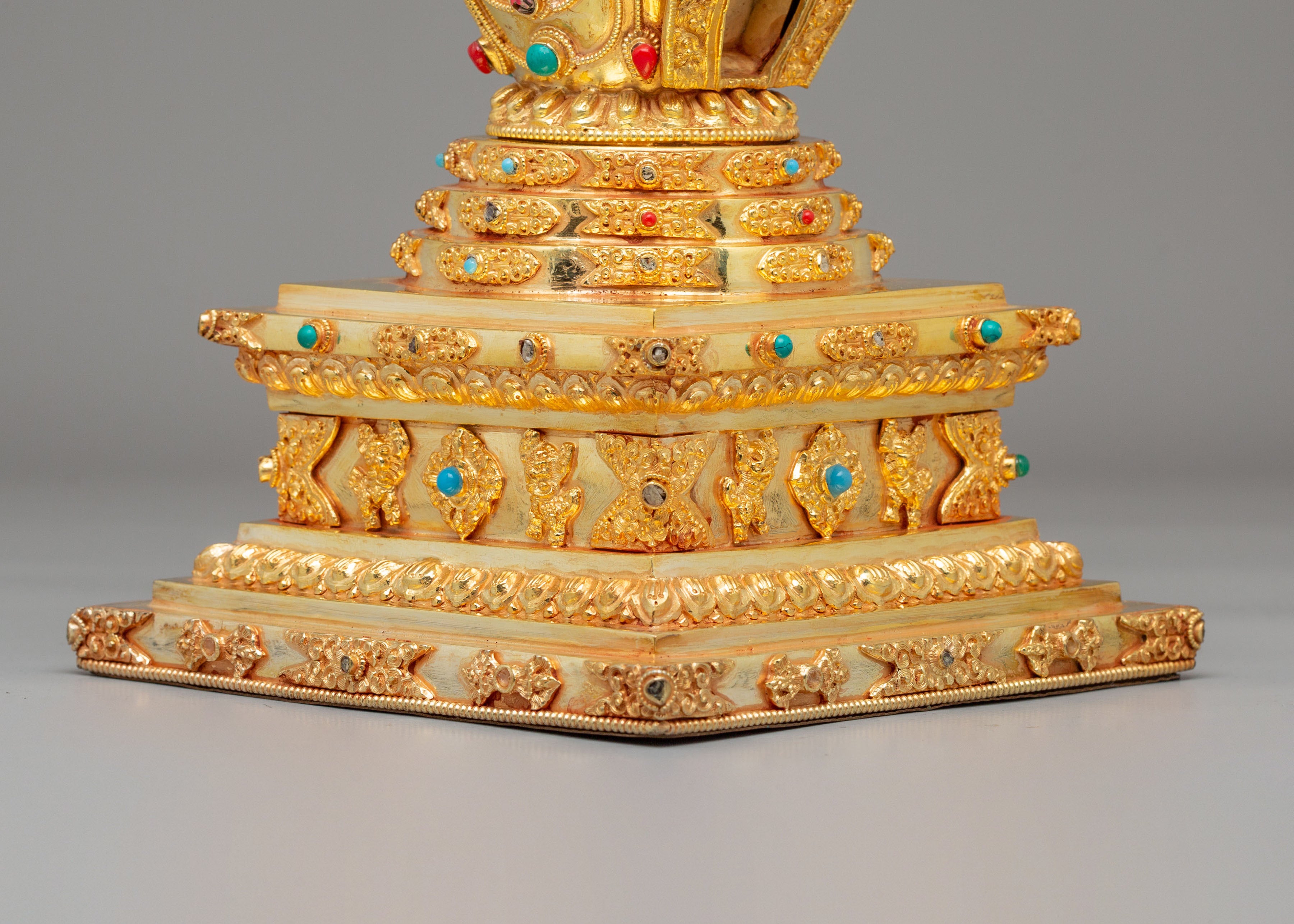 Traditional Buddhist Namgyalma Chorten | Tibetan Spiritual Shrine Art