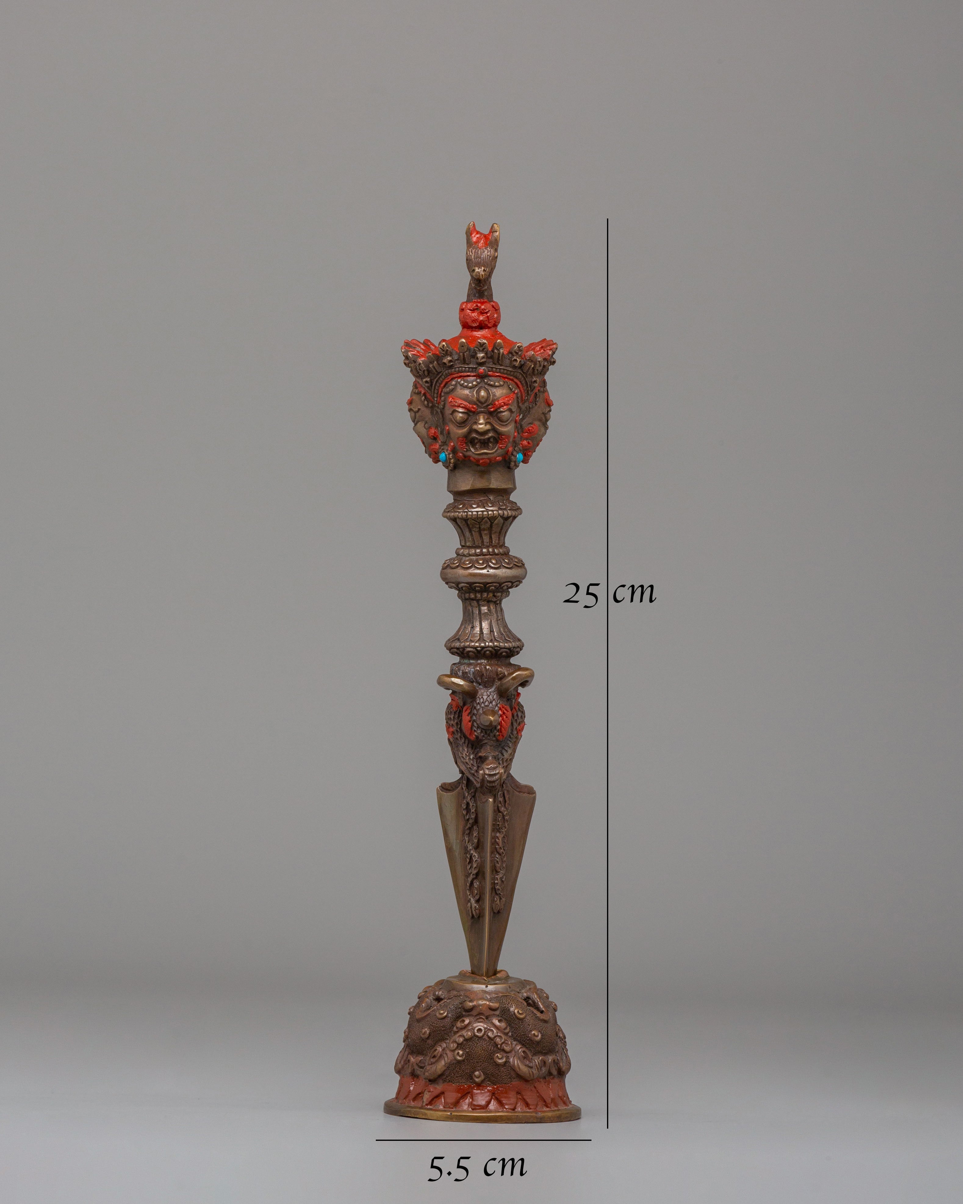 Sacred Hayagriva Phurba | Handcrafted Copper Ritual Dagger