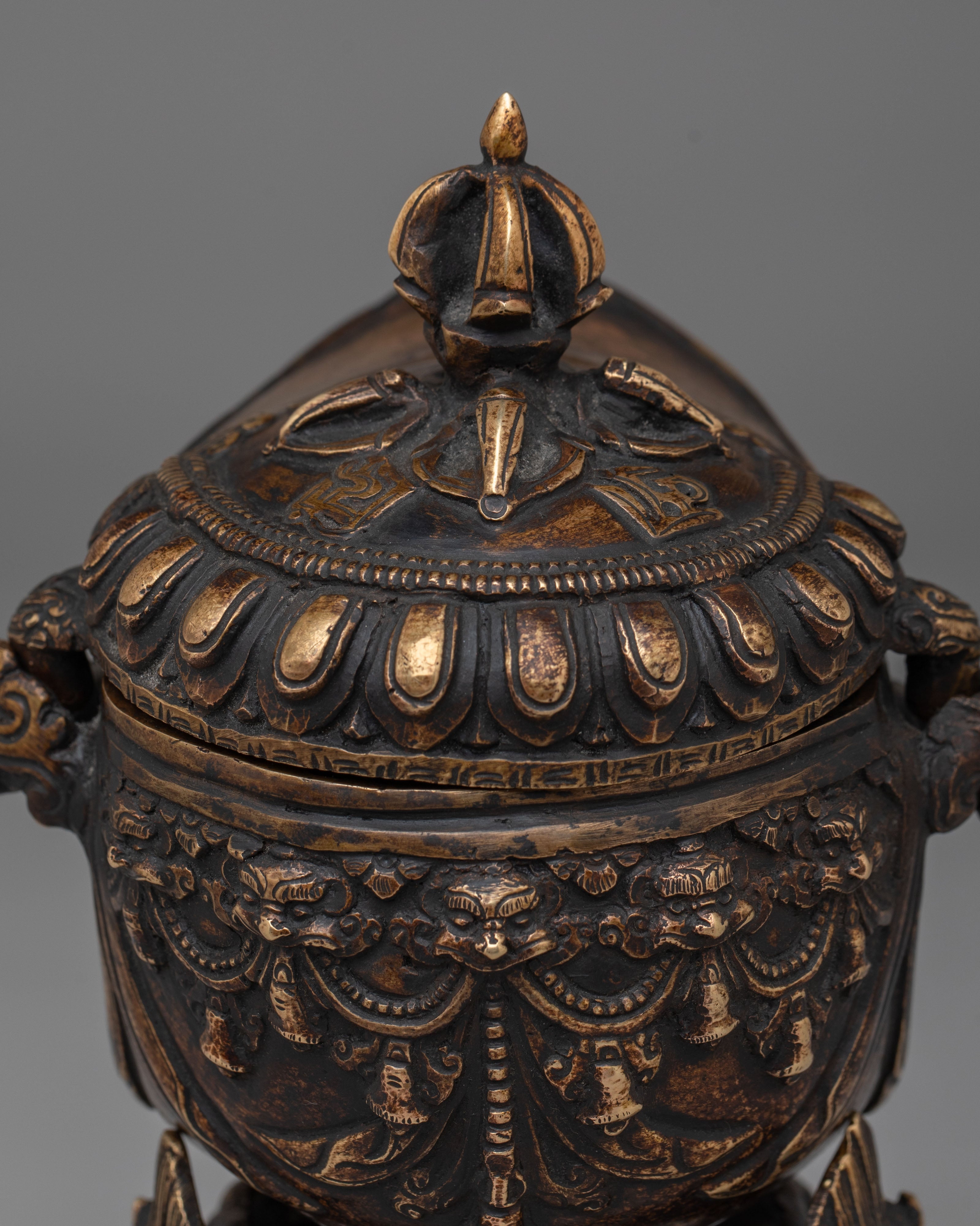 Handcrafted Kapala for Ritual | Tibetan Skull Cup (REMAKE POSSIBLE )