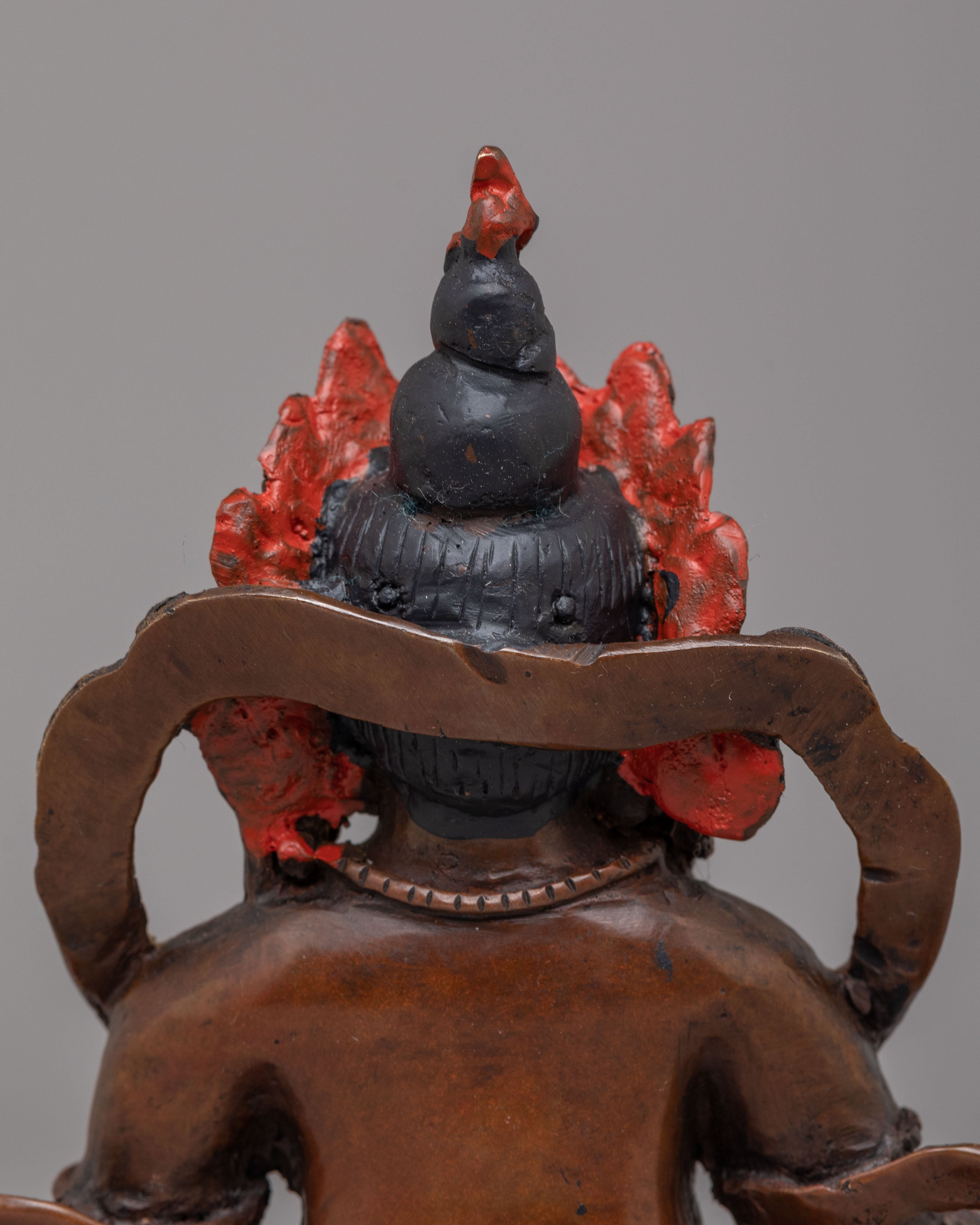 Spiritual Dzambhala Shrine Statue | Copper Body with 24K Gold Plating