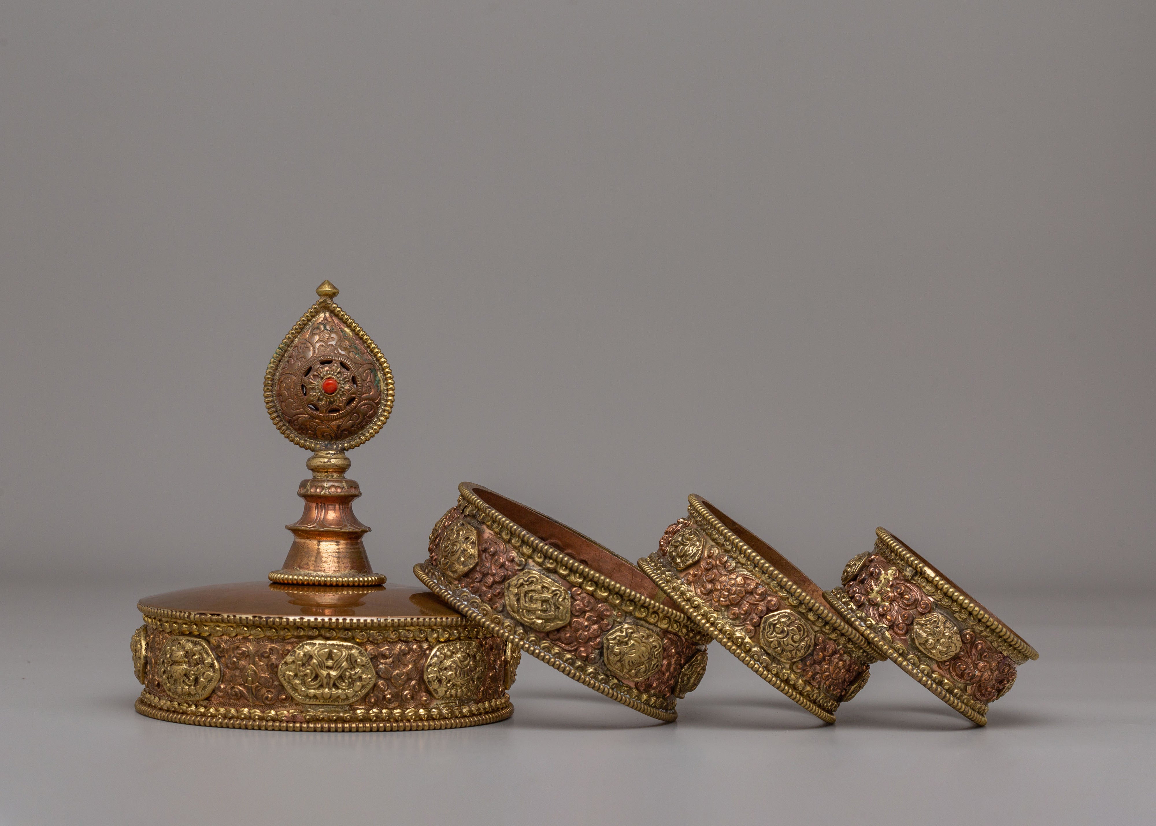 Vajrayana Mandala Offering for Ritual | Tibetan Ritual Altar Set