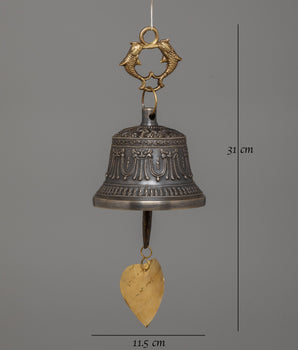 Tibetan Copper Hanging Bell | Traditional Tibetan Art