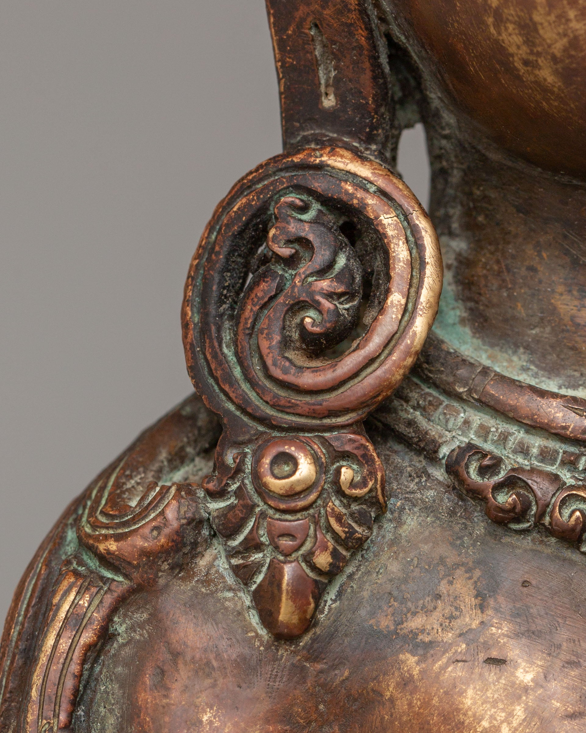 Vajrasattva Spiritual Deity Statue | Buddhist Figurine for Meditation and Healing