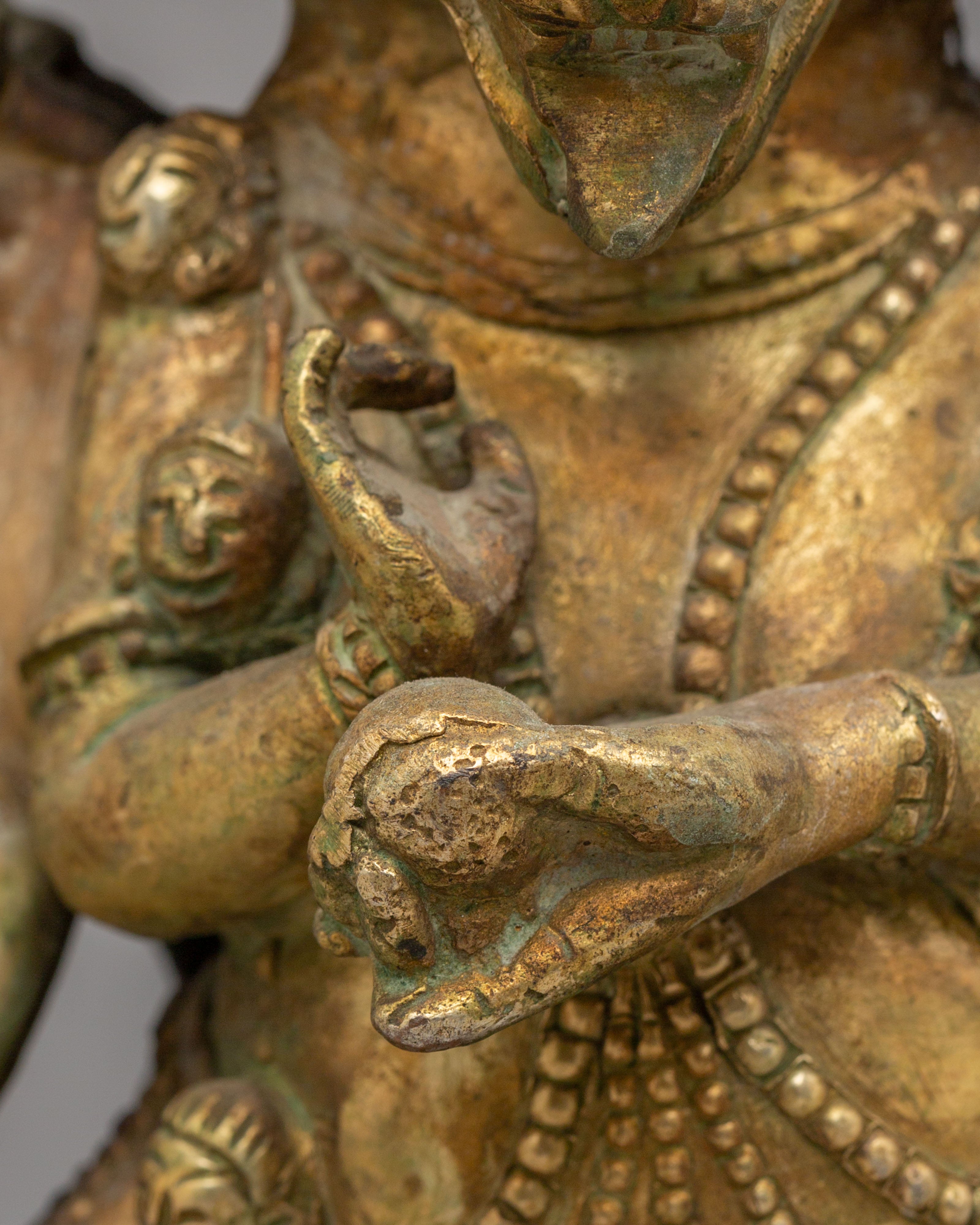 Sacred Yamantaka Deity Statue | Tibetan Buddhist Wrathful Deity