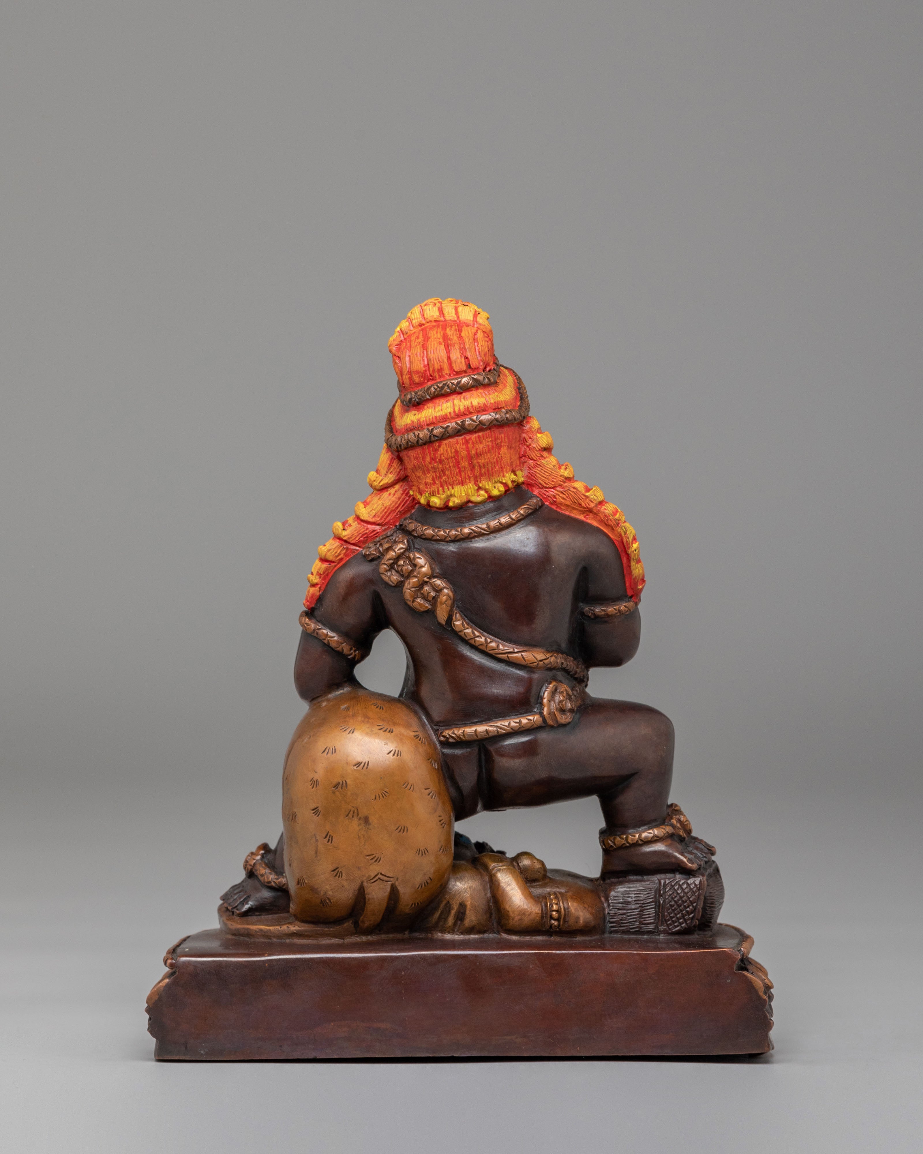 Himalayan Black Dzambhala Statue | Buddhist Wealth Deity