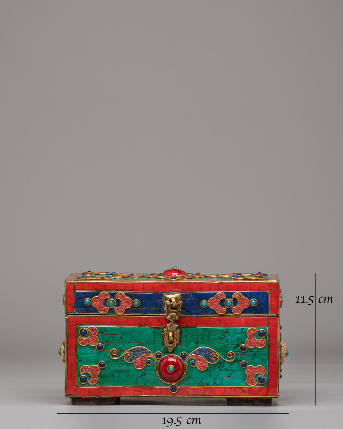 Handcrafted Ornamental Treasure Box | Spiritual Home Decor
