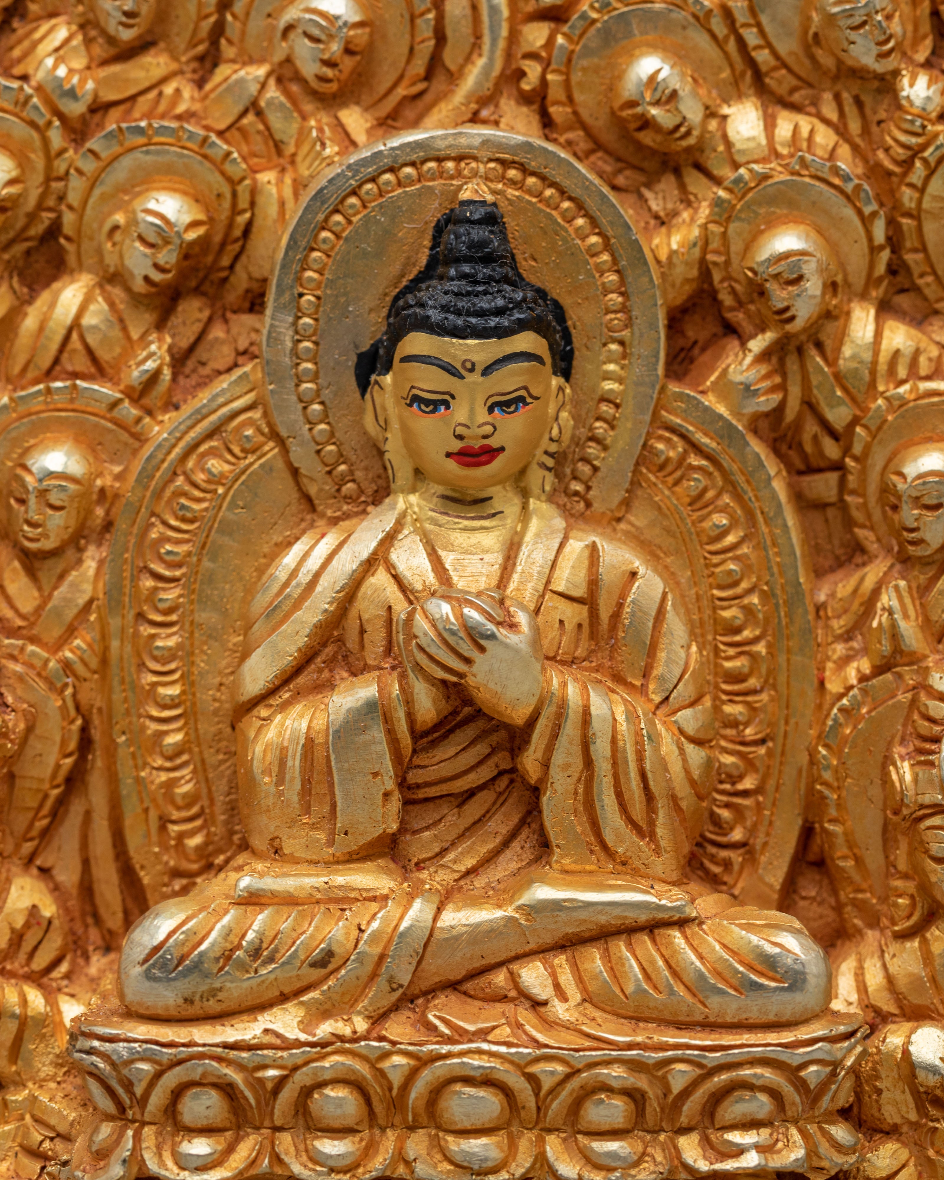 Ceremonial Vairochana Buddha Statue | Symbol of Cosmic Wisdom