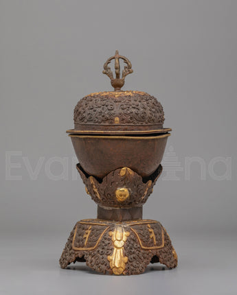 Traditional Buddhist Kapala Vessel