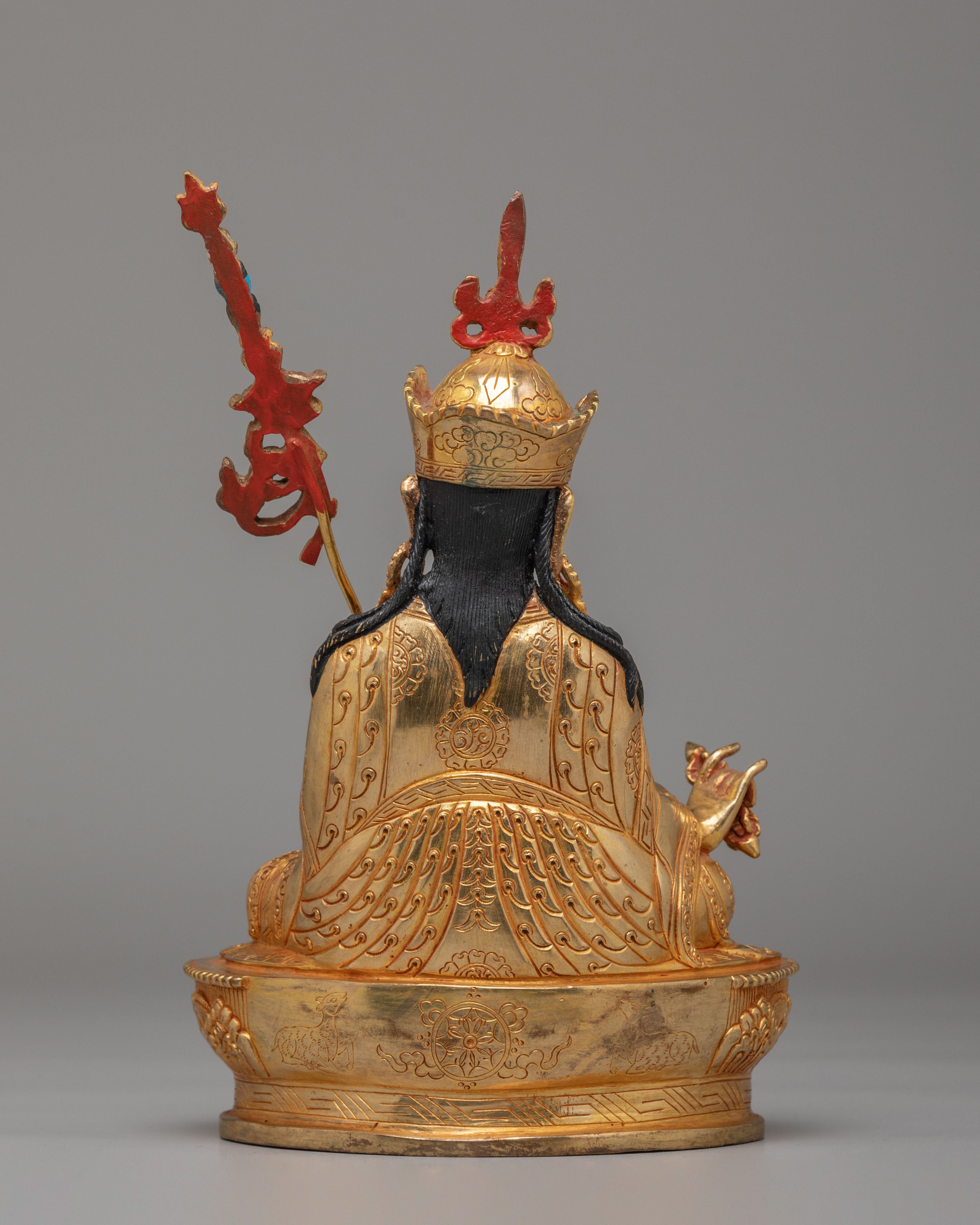 Sacred Altar Guru Rinpoche Statue | Tibetan Copper Statue