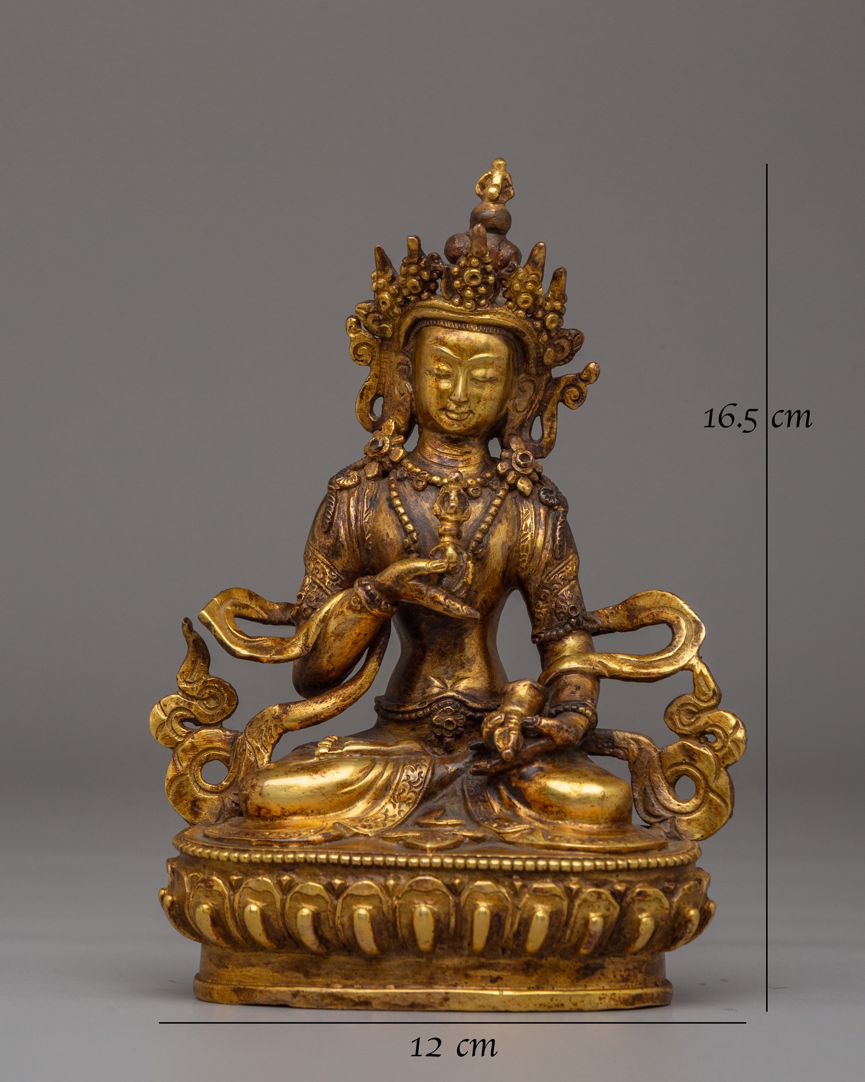 Handmade Vajrasattva Deity Statue | Symbol of Purification and Spiritual Transformation