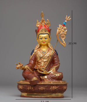 Handcrafted Guru Padmasambhava Statue | Spiritual Decor