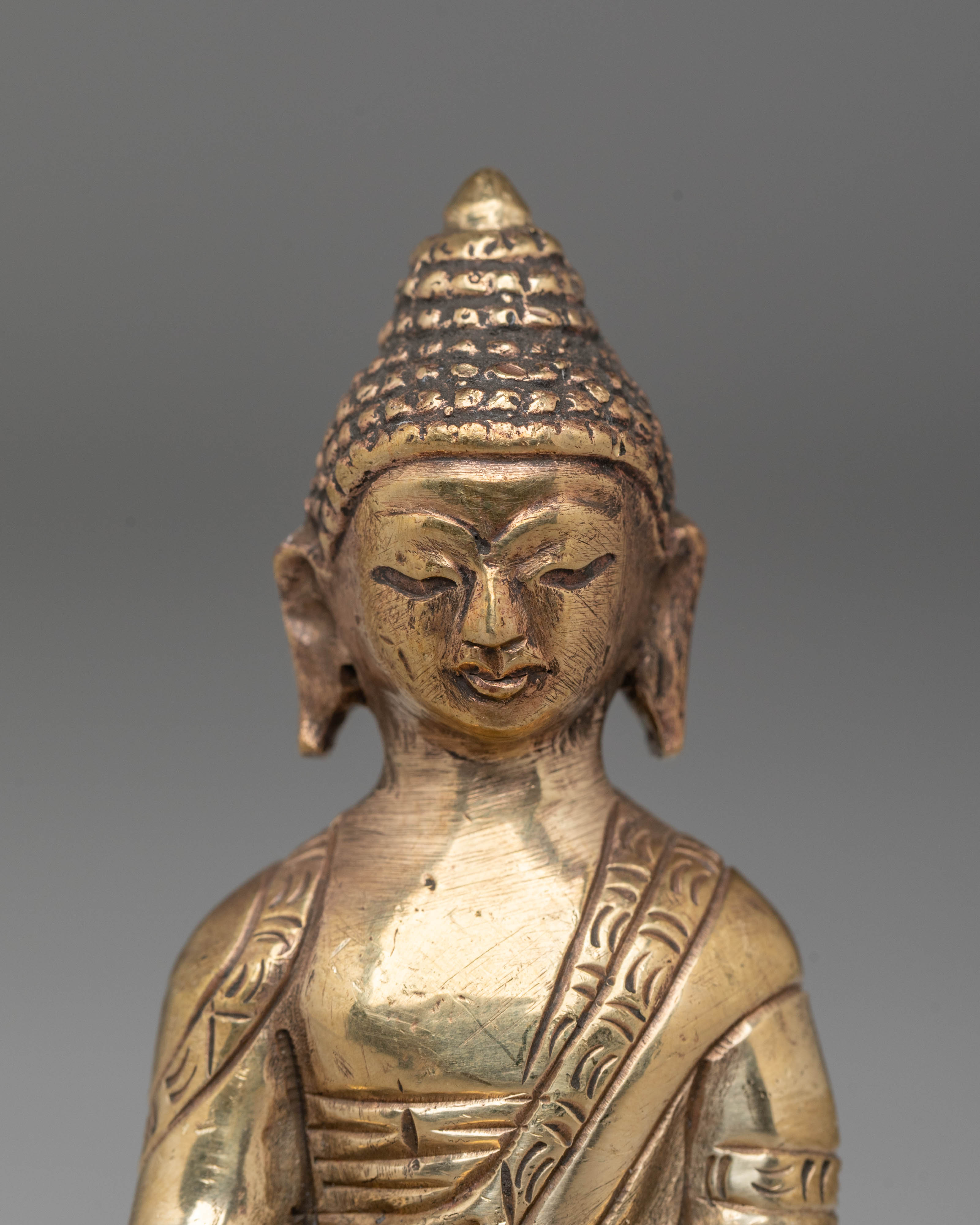 Handcrafted Five-Buddha Set Statue | Spiritual Enlightenment Decor