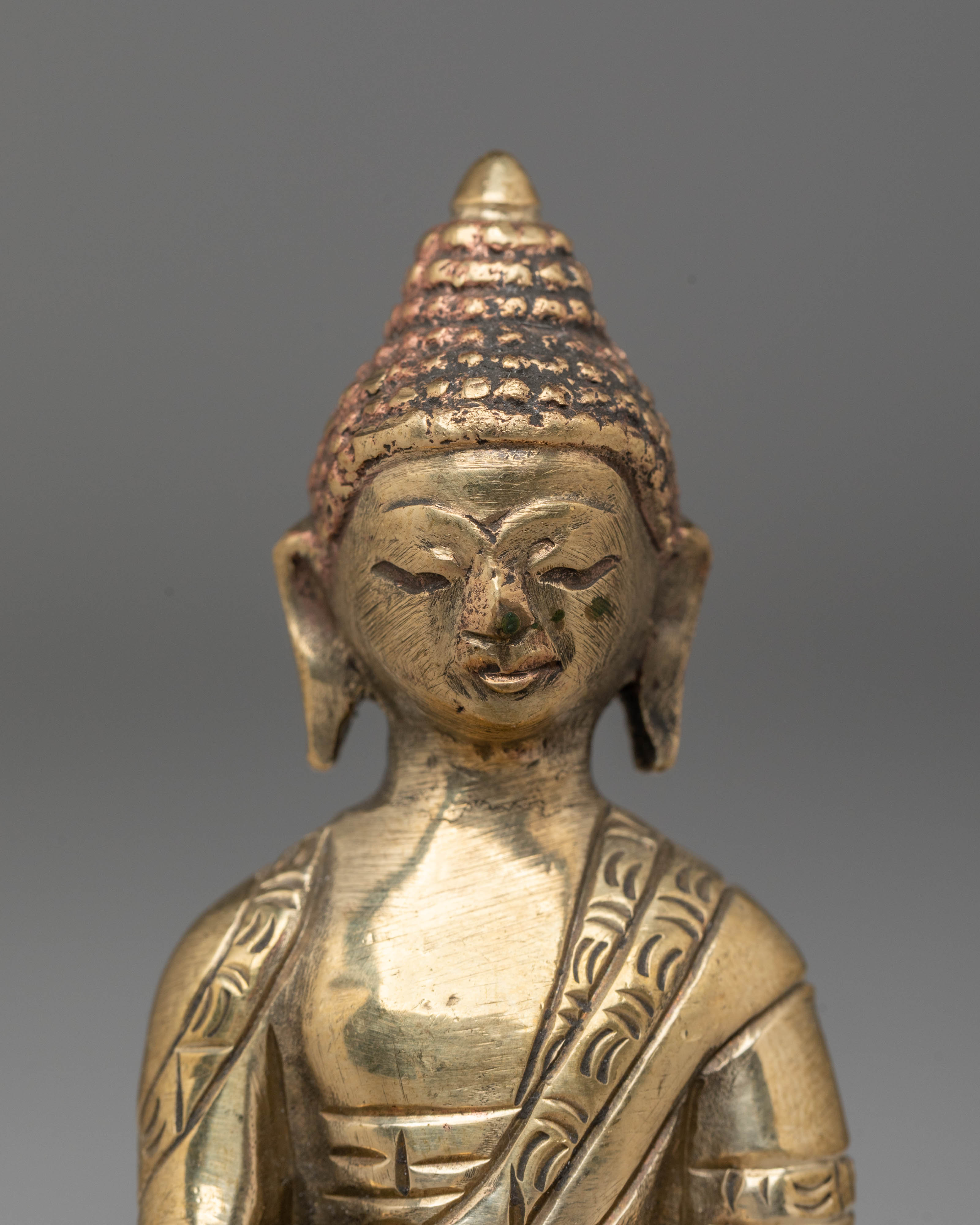 Handcrafted Five-Buddha Set Statue | Spiritual Enlightenment Decor