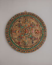Four Armed Chenrezig Mandala Wall Art 