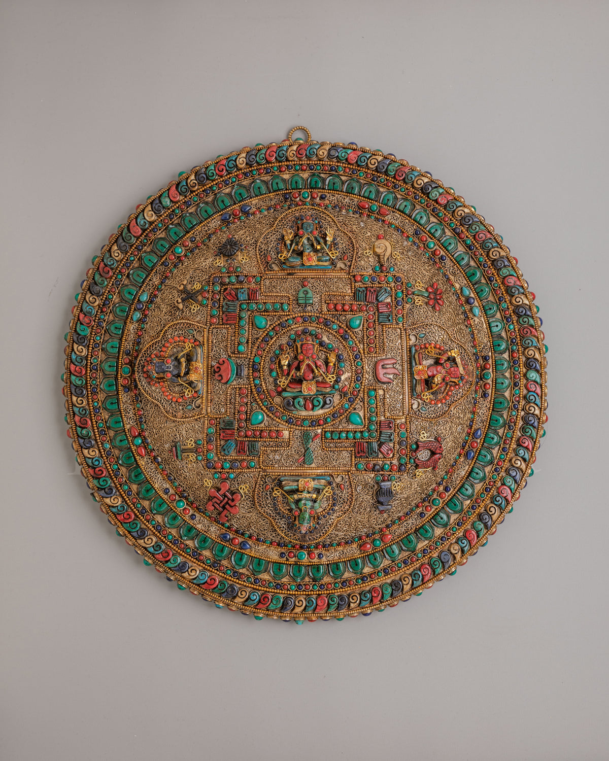 Four Armed Chenrezig Mandala Wall Art 