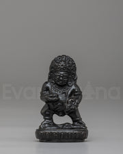 Machine Made Black Dzambhala Statue