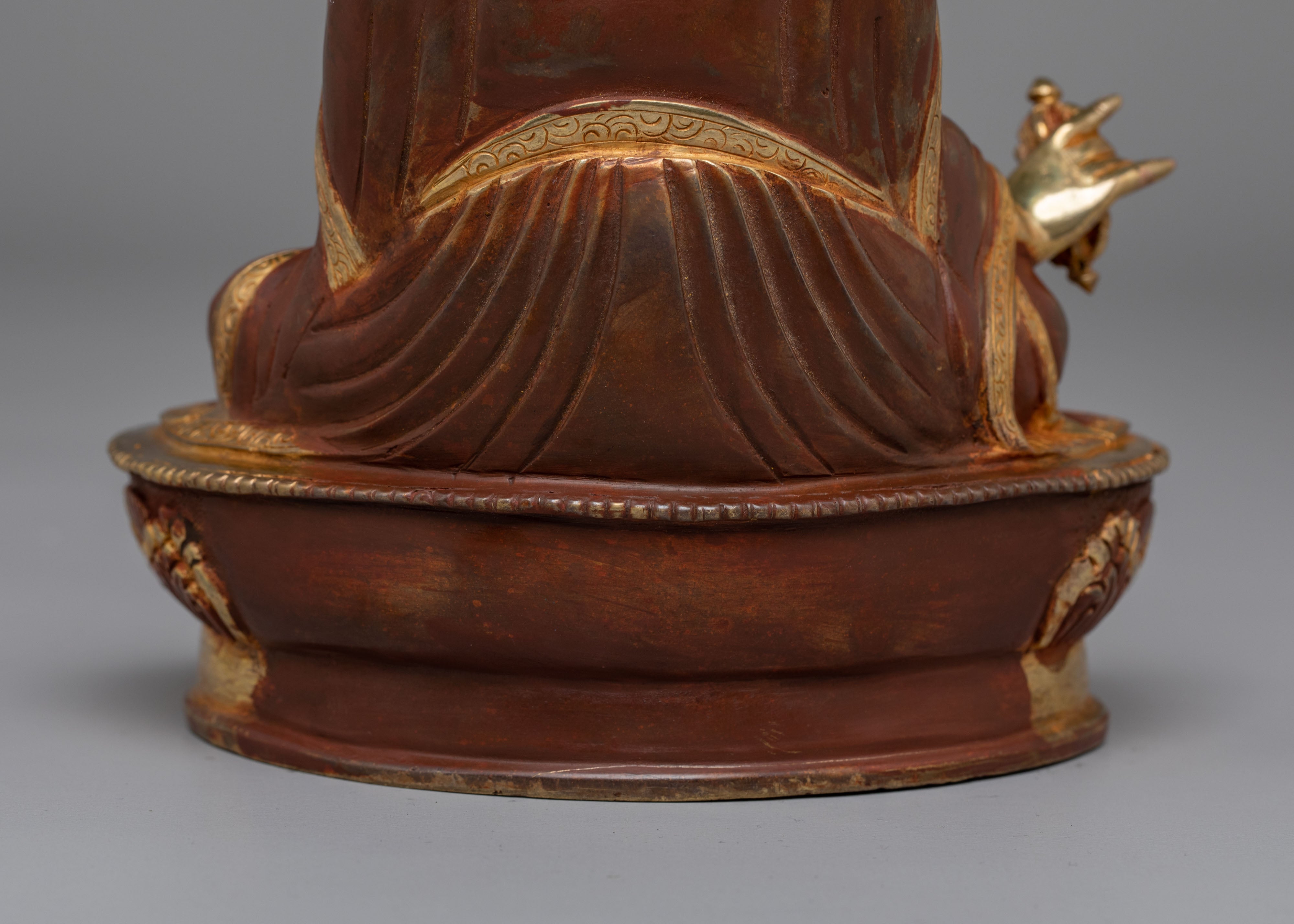 Guru Rinpoche Sacred Statue | Tibetan Master of Wisdom