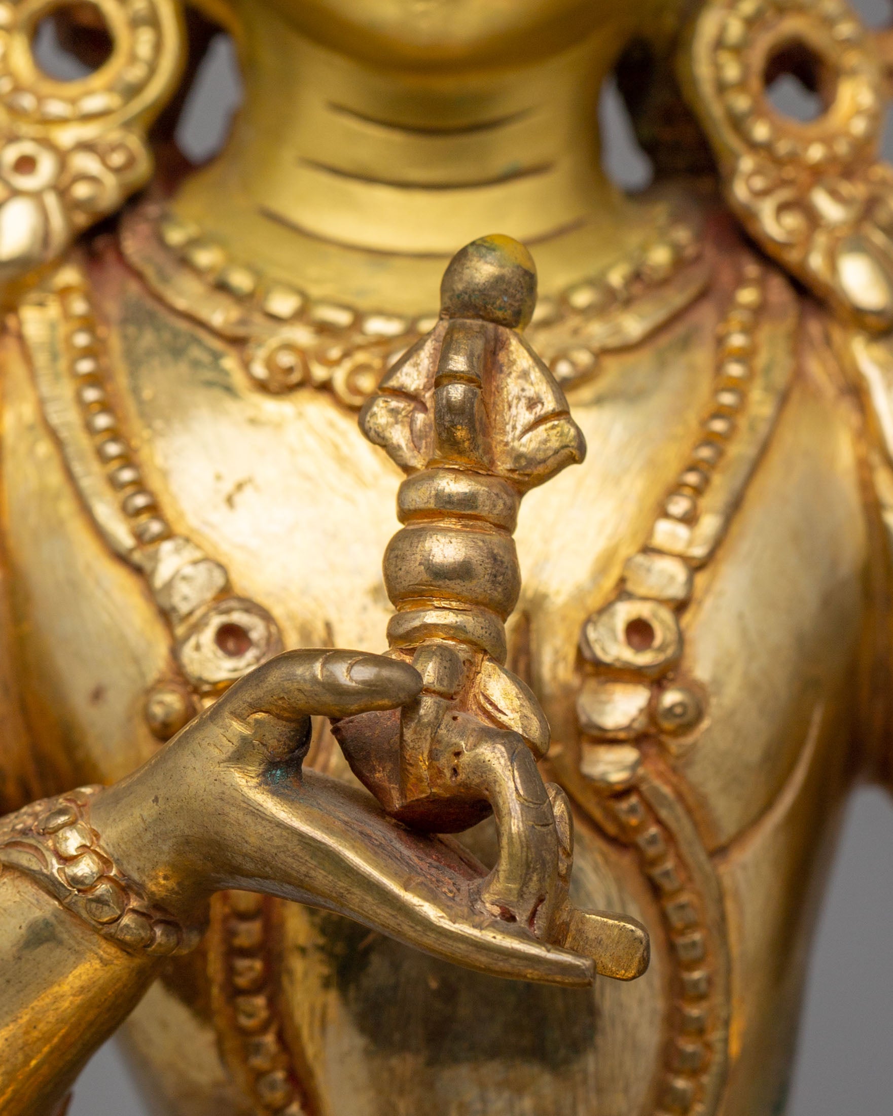 Sacred Altar Vajrasattva Statue | Copper Body with 24K Gold Plating