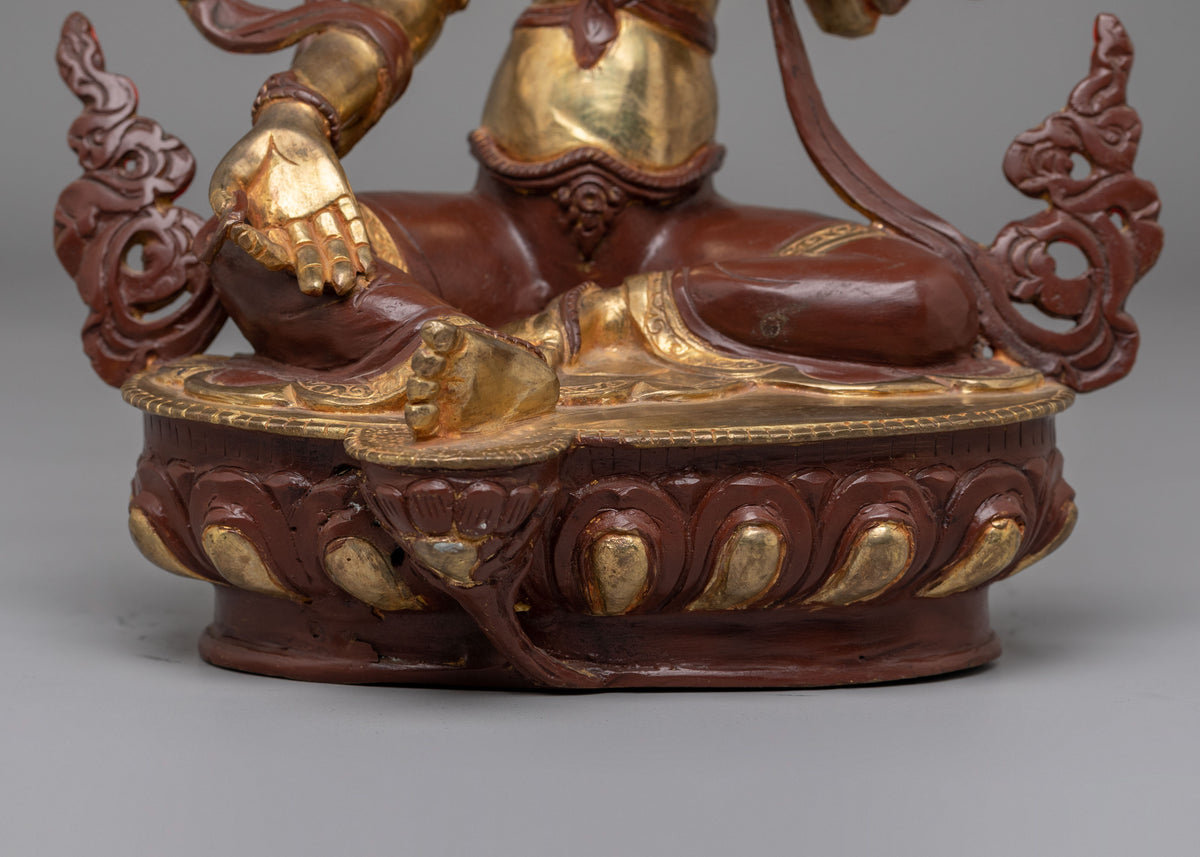 Green Tara Statue for Home Shrine | Spiritual Protection & Blessings