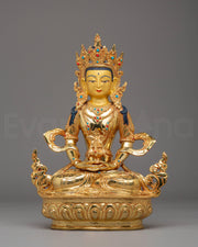 Amitayus Handcrafted Copper Statue