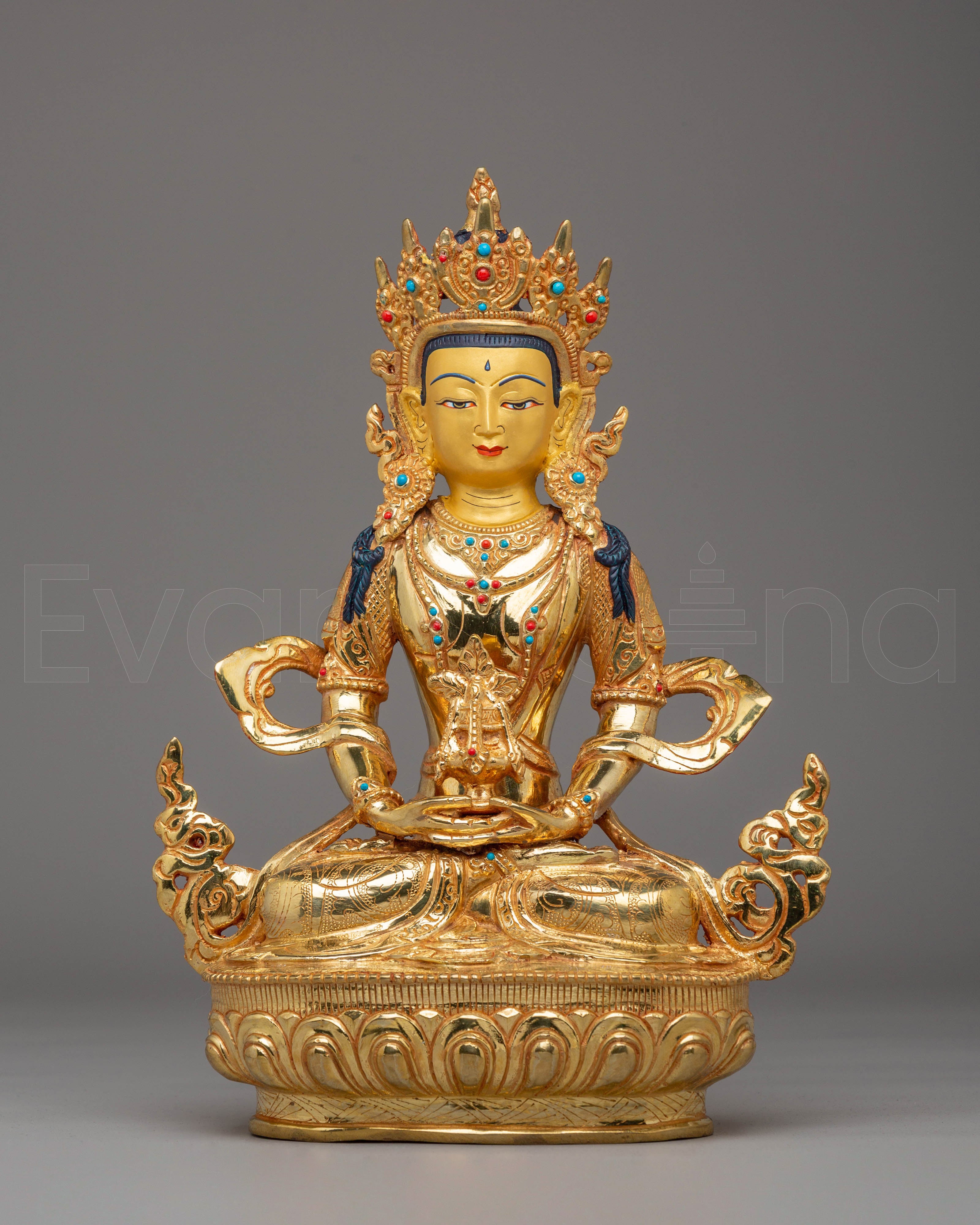 Amitayus Handcrafted Copper Statue