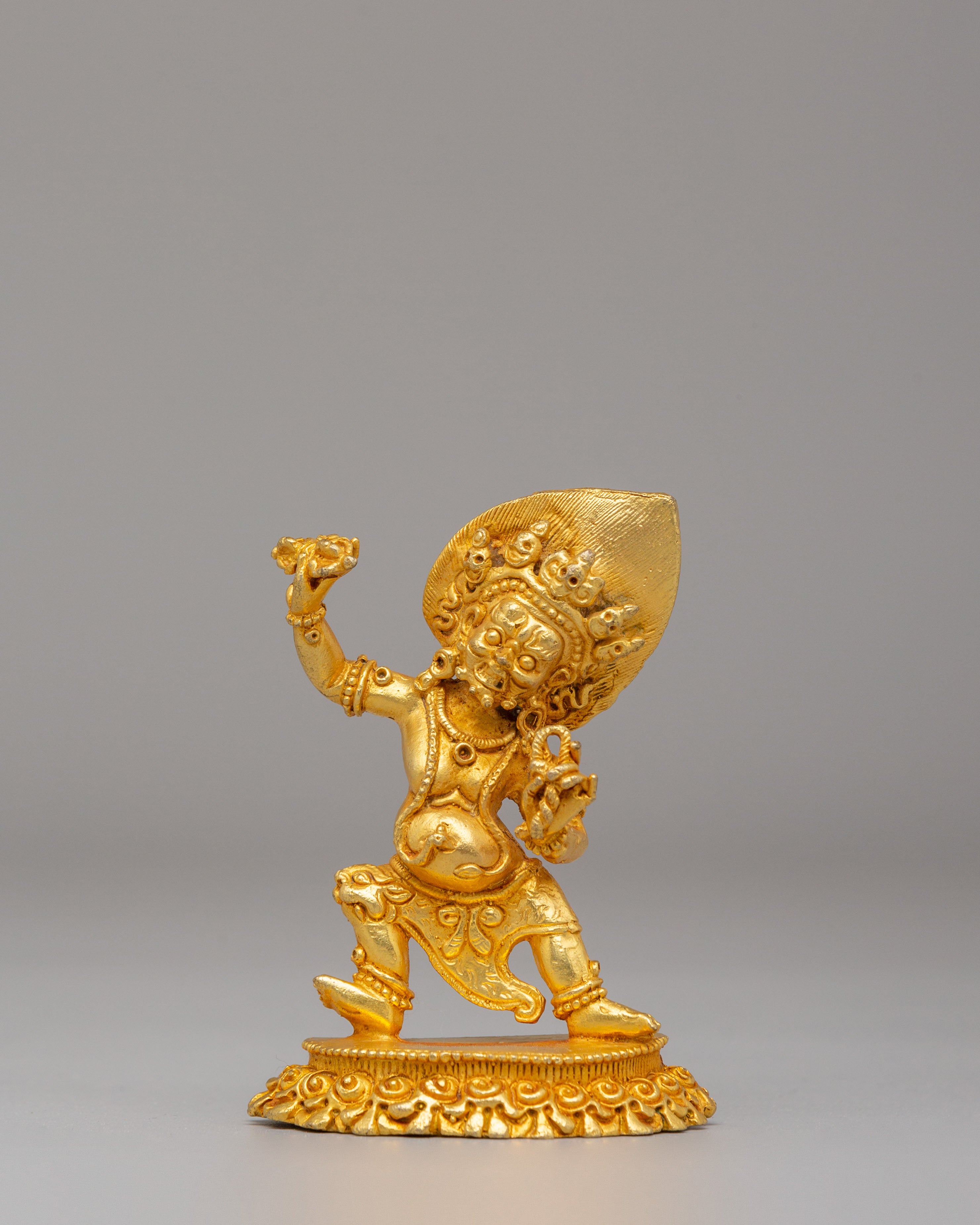 Traditional Vajrapani Altar Statue | Buddhist Protector Deity