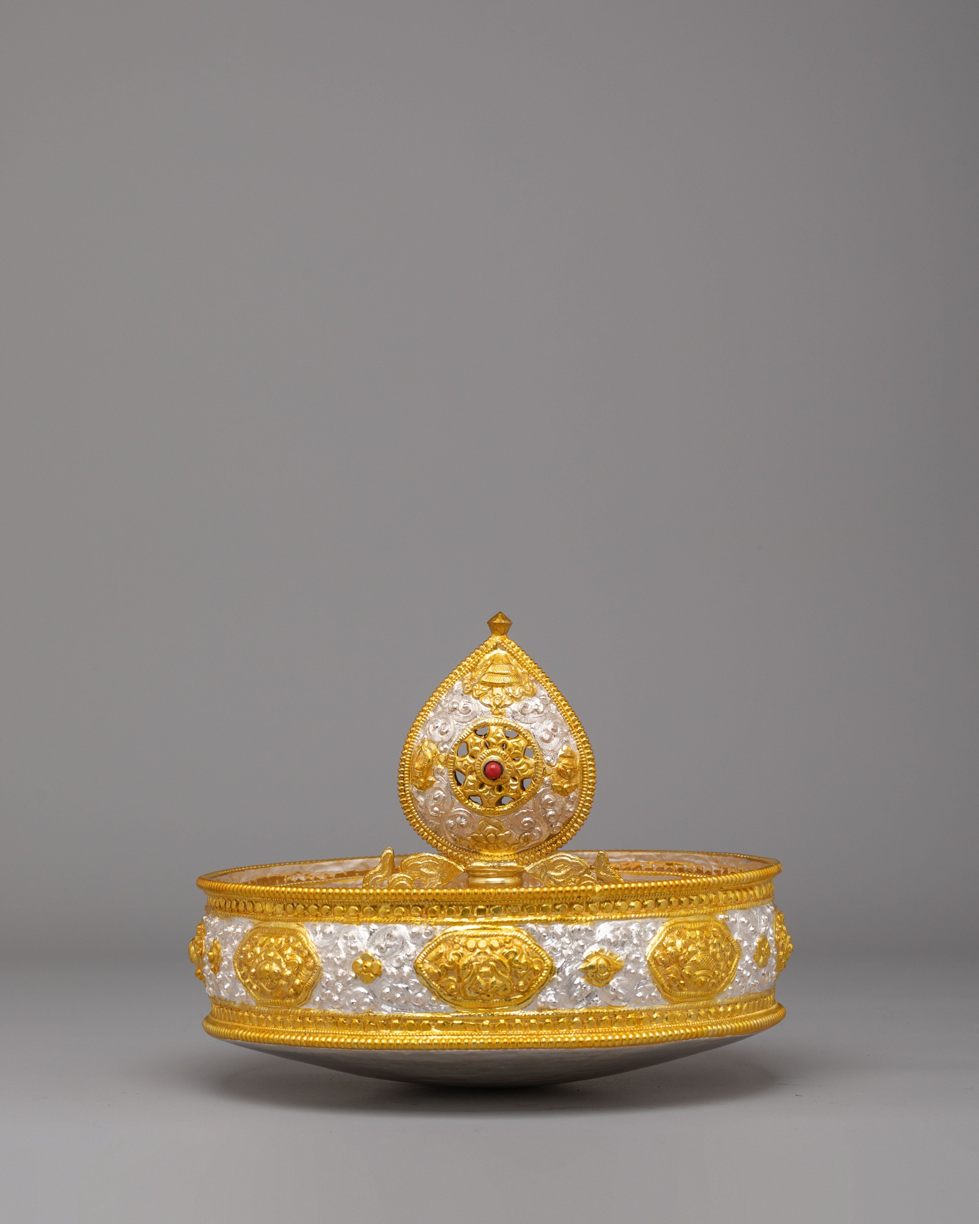 Buddhist Ritual Mandala Offering | Sacred Art for Meditation & Devotion