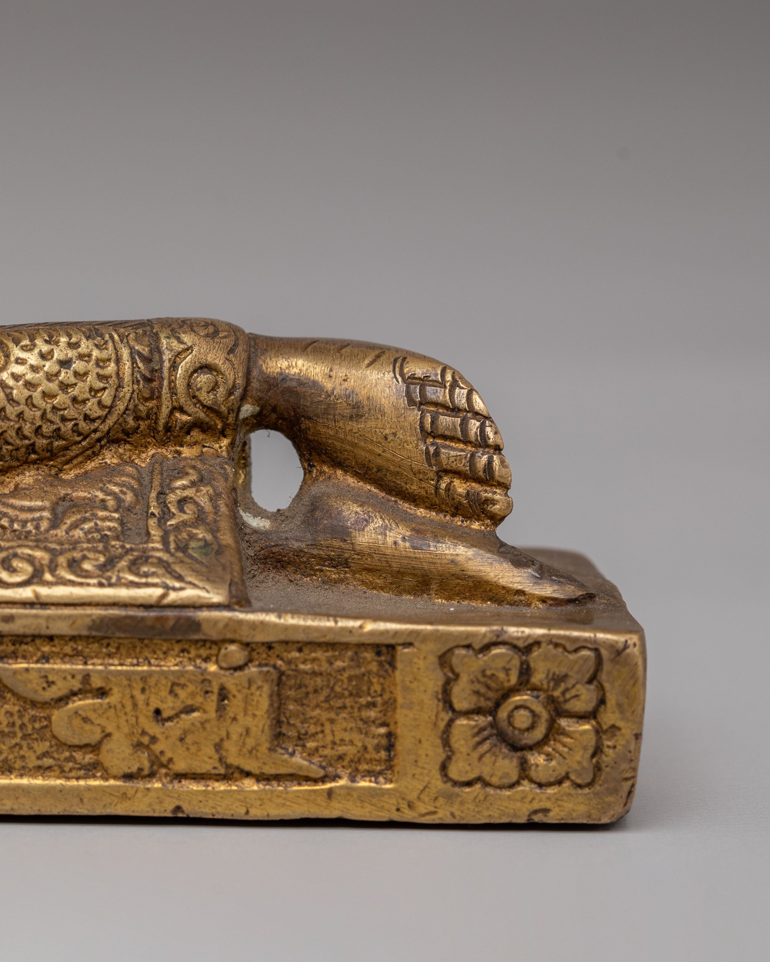 Tibetan Reclining Buddha Statue | Sleeping Buddha Figurine