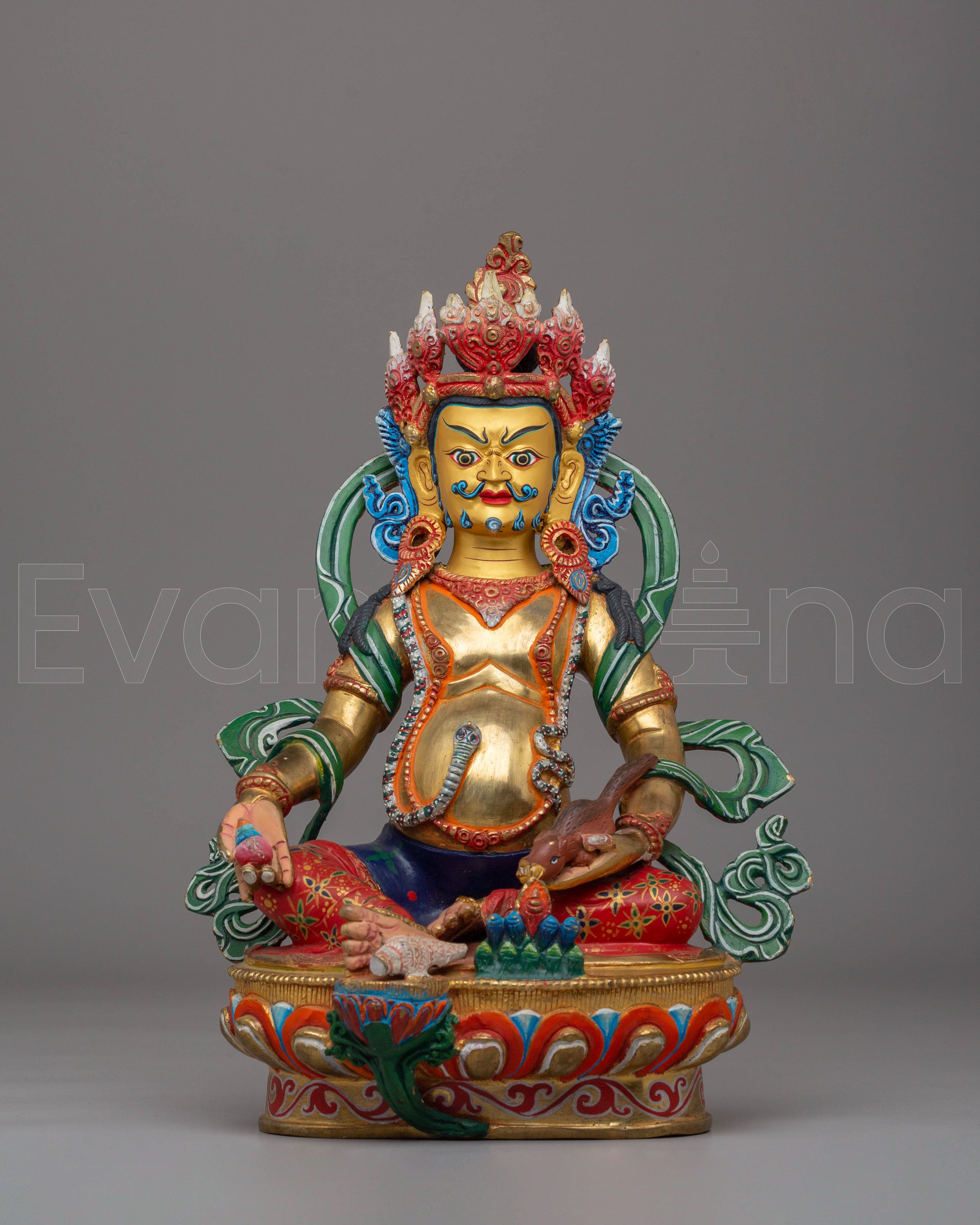 Handcrafted Buddhist Dzambhala Statue