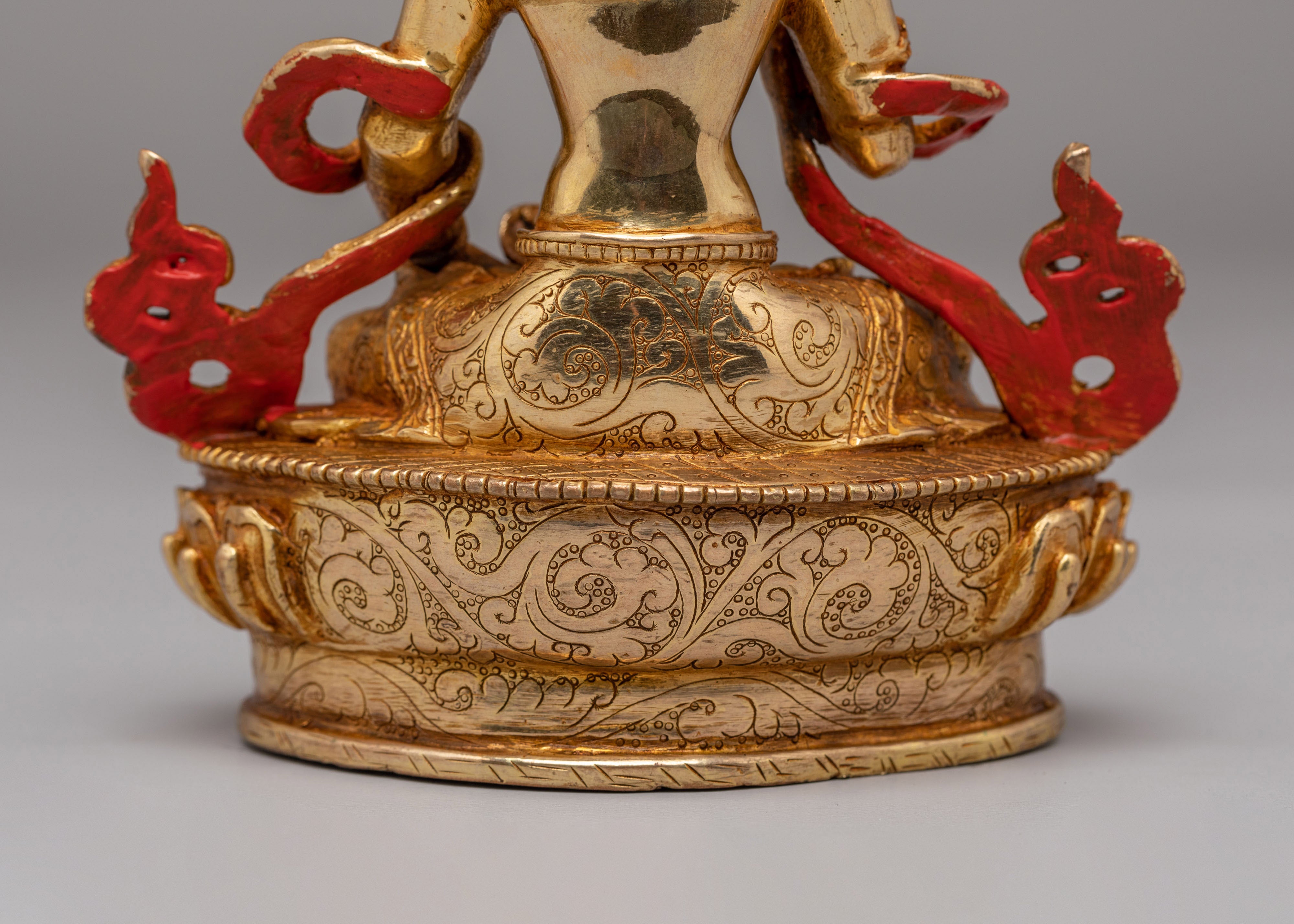 Tibetan Vajrasattva Statue for Purification | Handcrafted Buddhist Sculpture