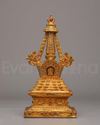 Traditional Stupa Of Many Doors
