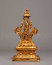 Traditional Stupa Of Many Doors