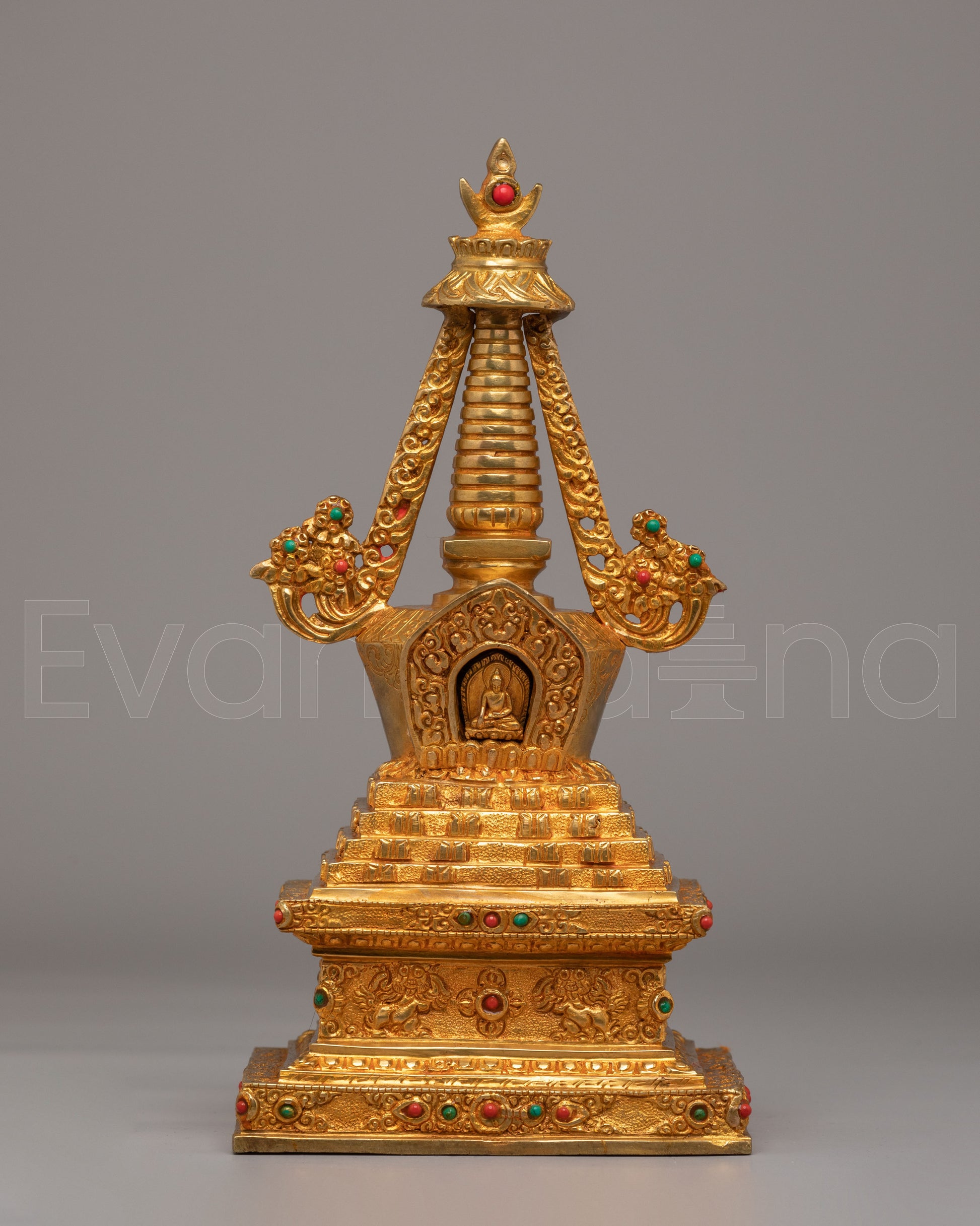 Traditional Stupa Of Many Doors