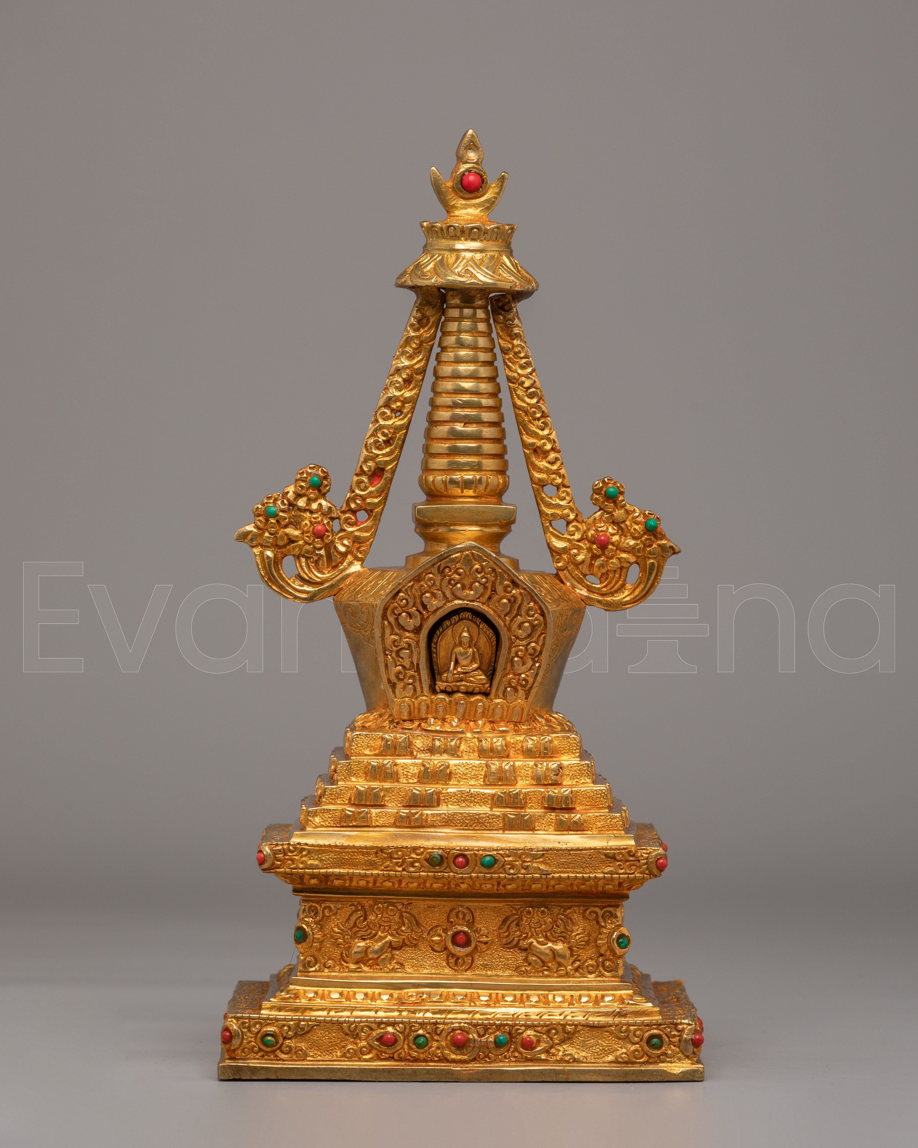 Traditional Stupa Of Many Doors
