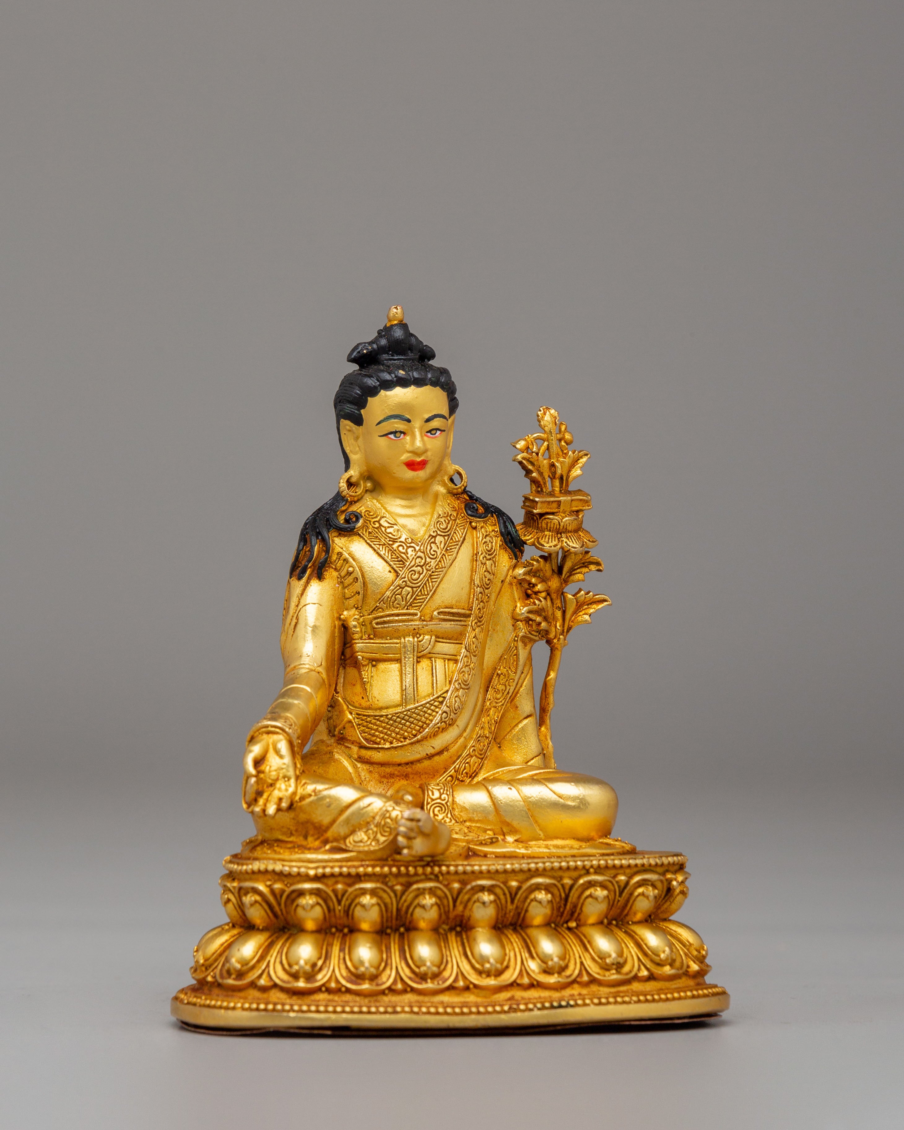 Traditional Jigme Lingpa Statue | Buddhist Guru Sculpture