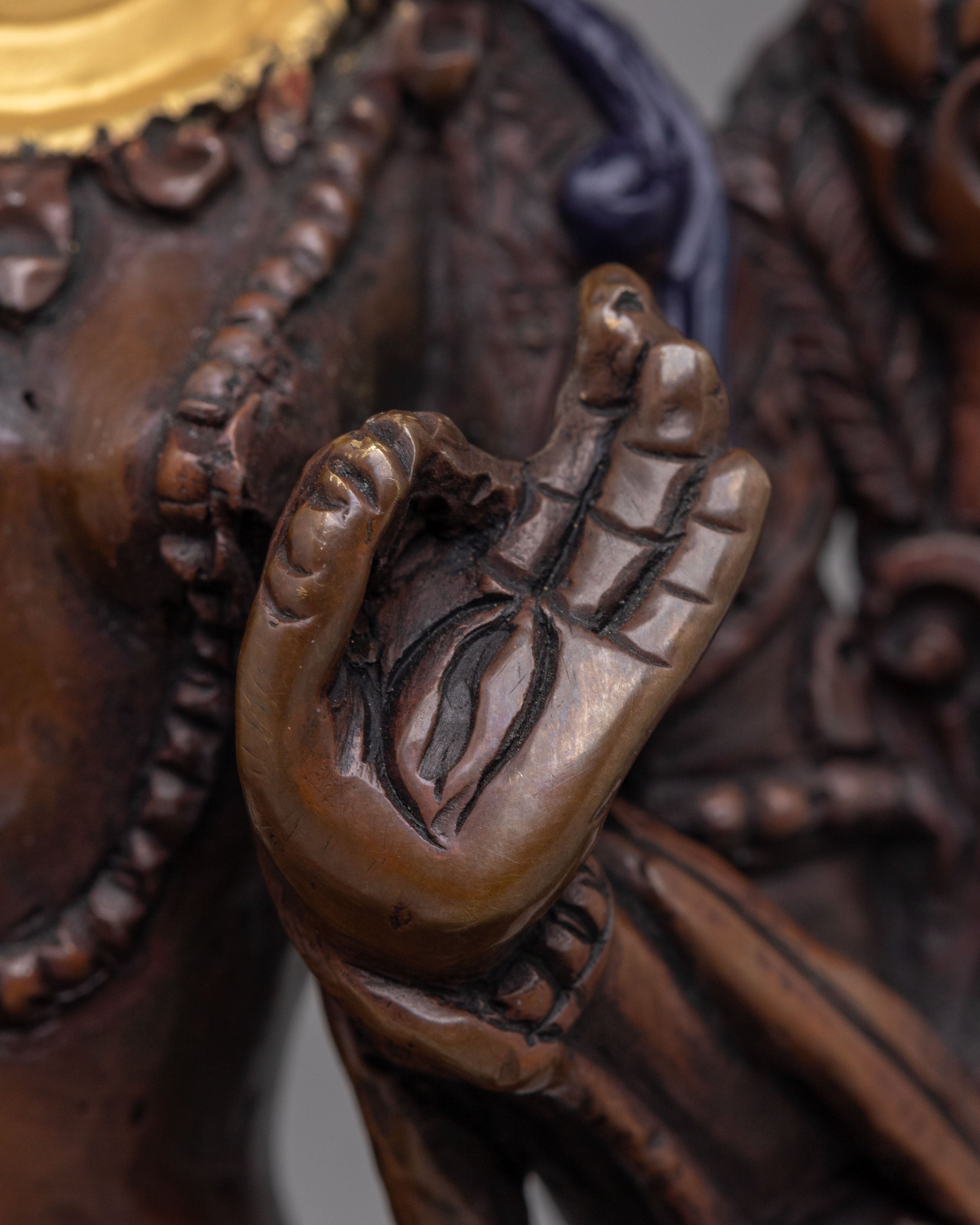 Himalayan White Tara Deity Statue | Sacred Tibetan Artwork