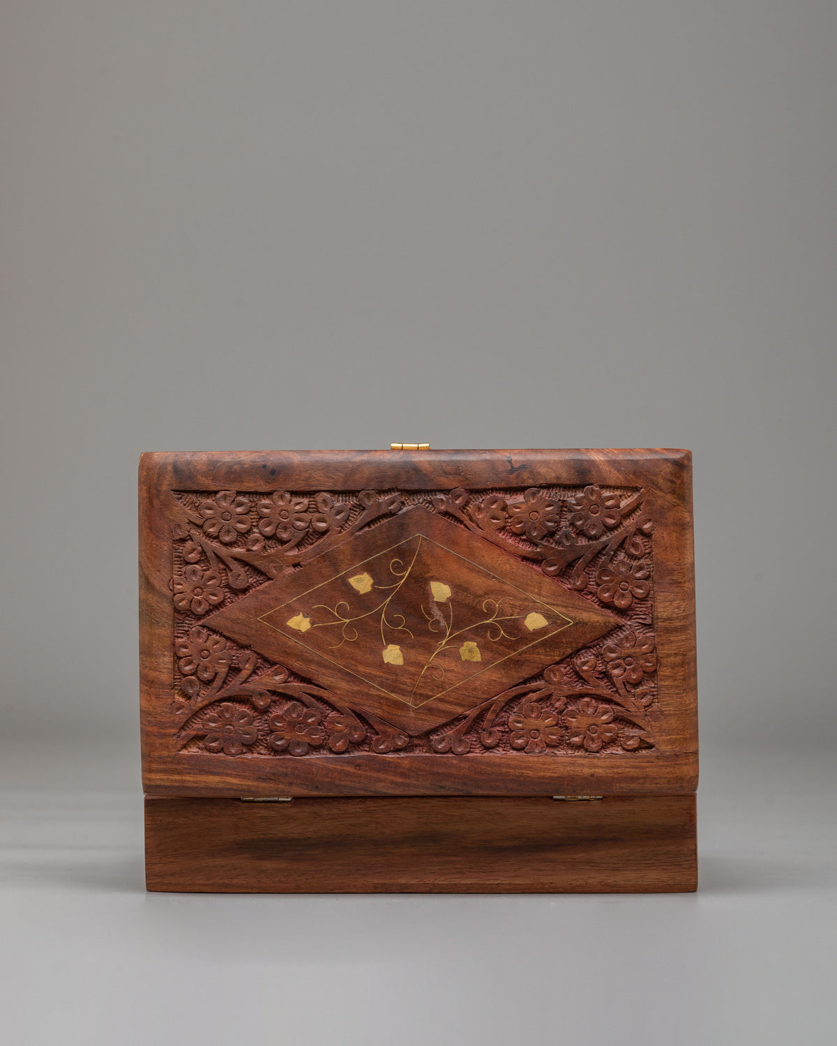 Tibetan Jewelry Treasure Box | Handcrafted Wooden Storage Box