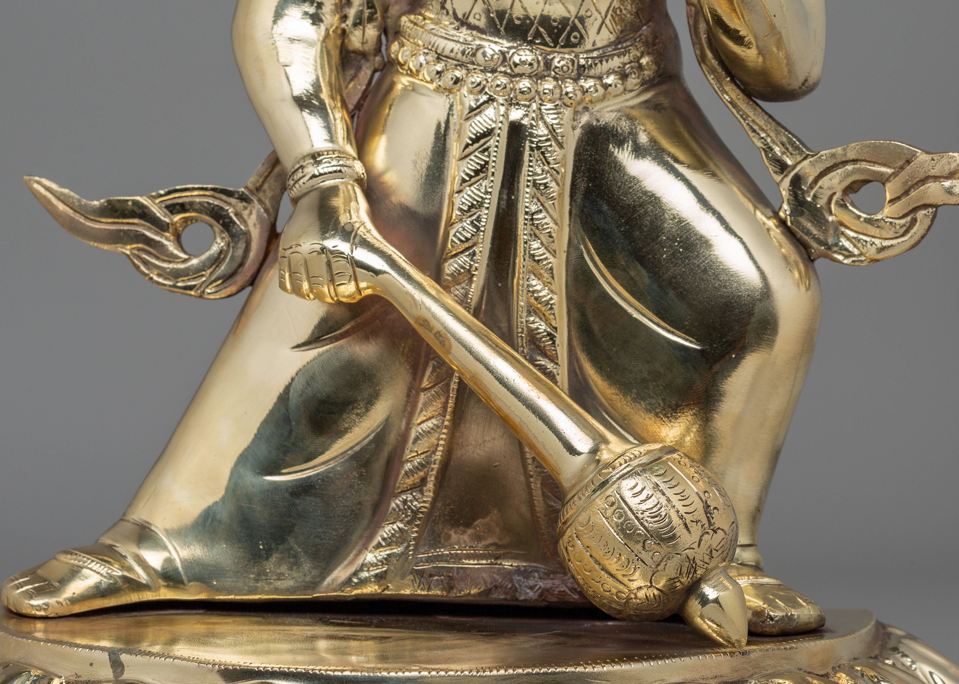 Traditional Bhimsen Statue | Handcrafted Himalayan Artwork
