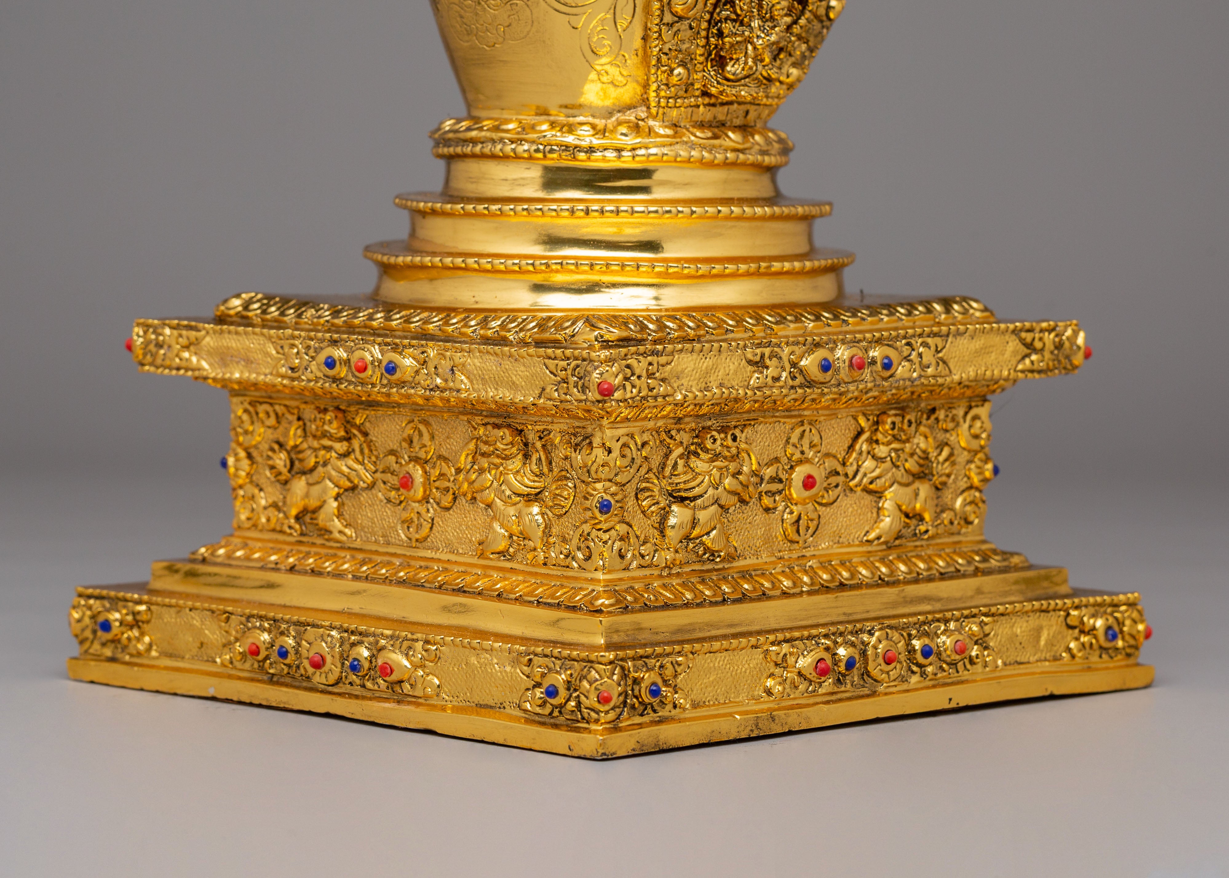 Spiritual Namgyal Chorten Stupa | Tibetan Copper Stupa for Spiritual Practice