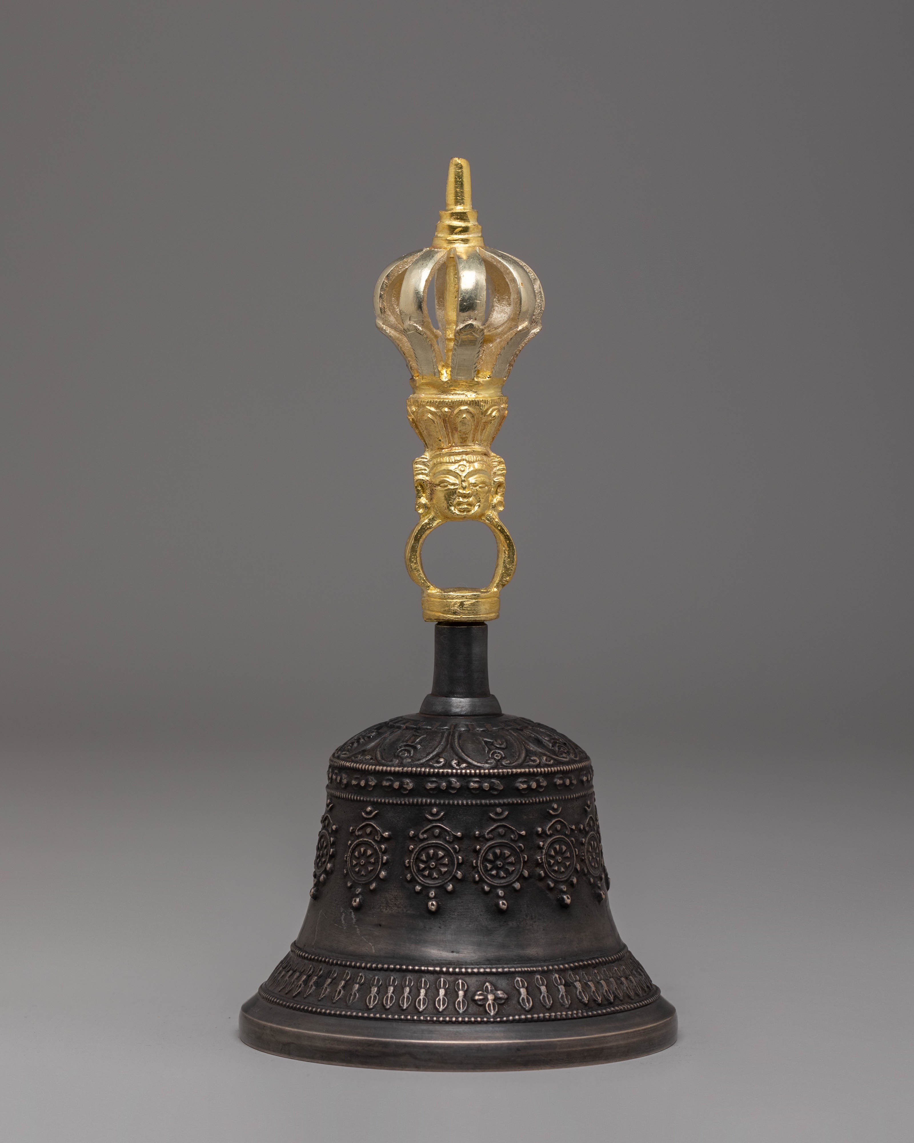 Sacred Traditional Bell and Vajra Set | Buddhist Ritual Tools