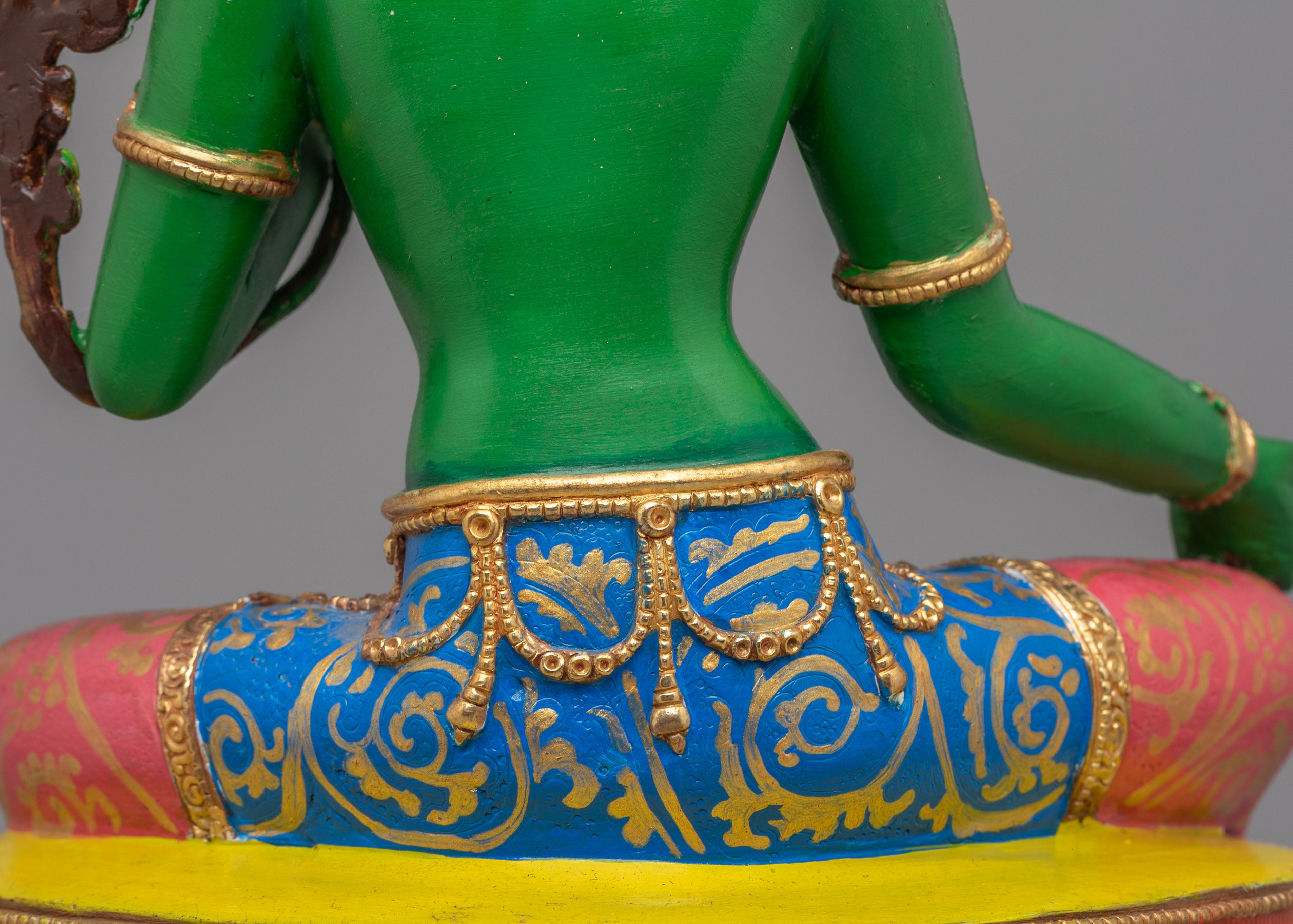 Green Tara Sculpture for Buddhist Altars | Spiritual Home Decor