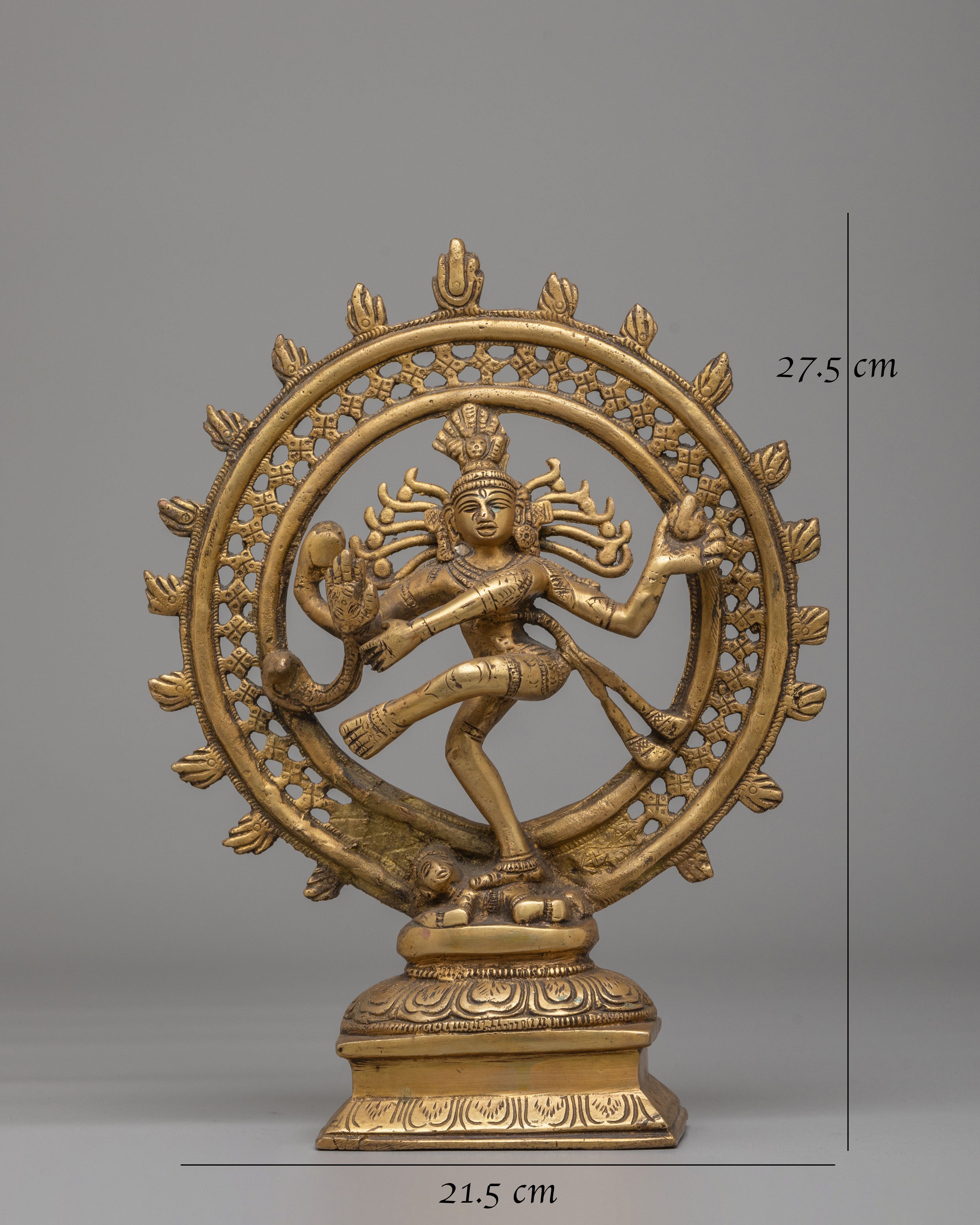 Handmade Nataraj Statue | Sacred Hindu Artwork for Home and Altar Decor
